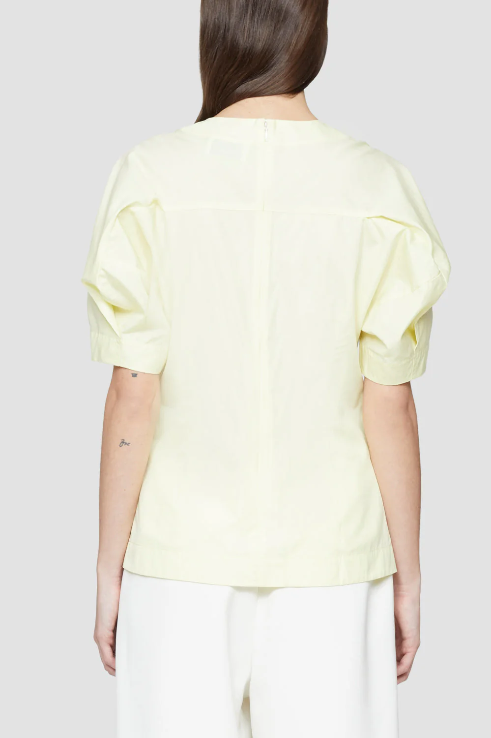 Short Sleeve Top With Back Zip - Image 12