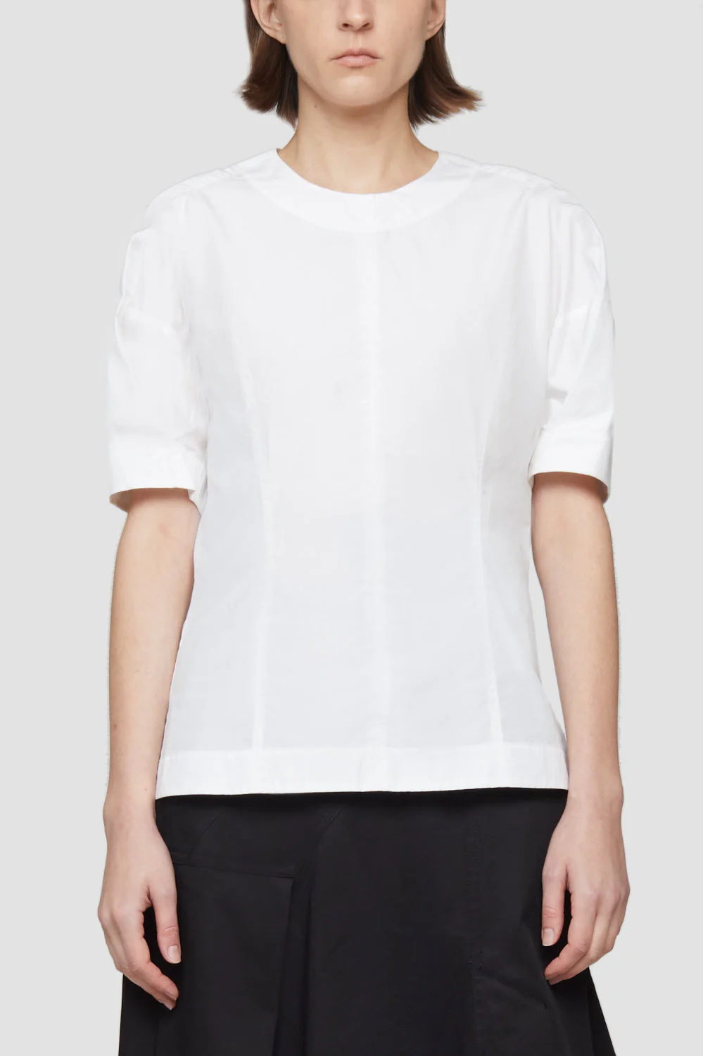Short Sleeve Top With Back Zip - Image 3