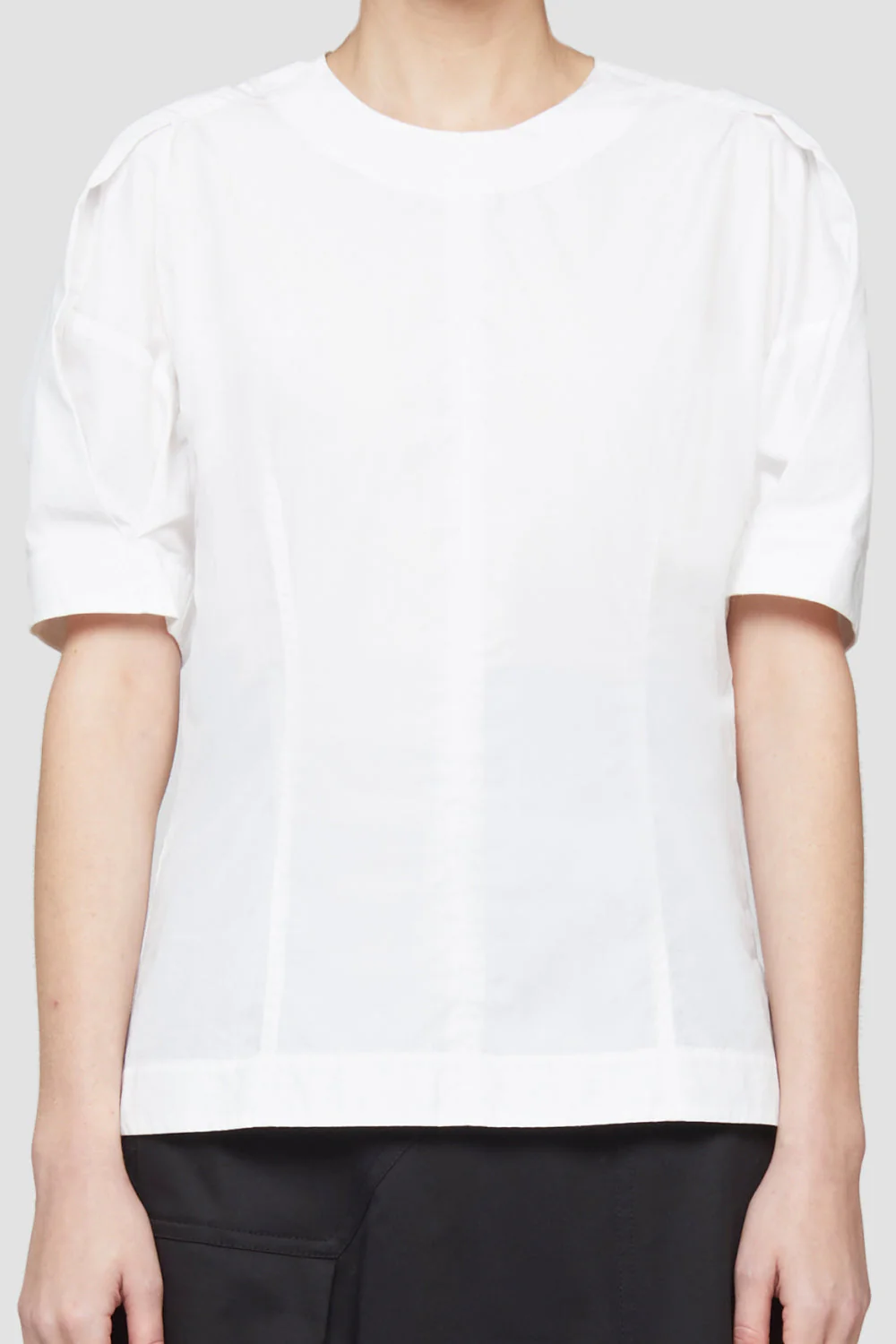 Short Sleeve Top With Back Zip - Image 6
