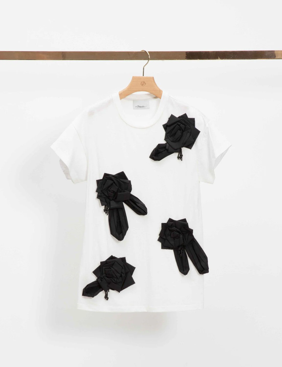 Tshirt With All Over Floral Embellishment - Image 2