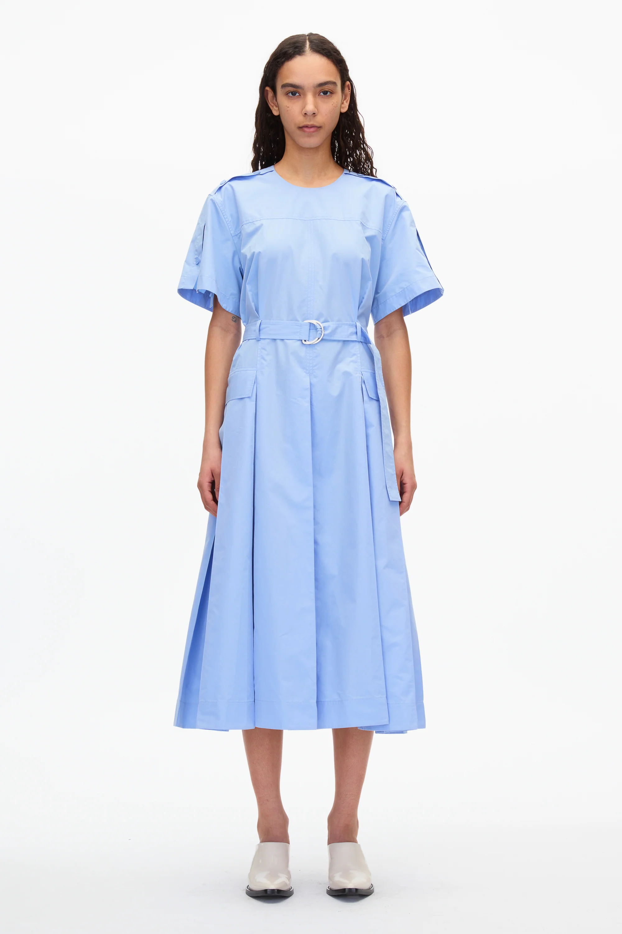 Utility Dress with D-Ring Belt - Image 5