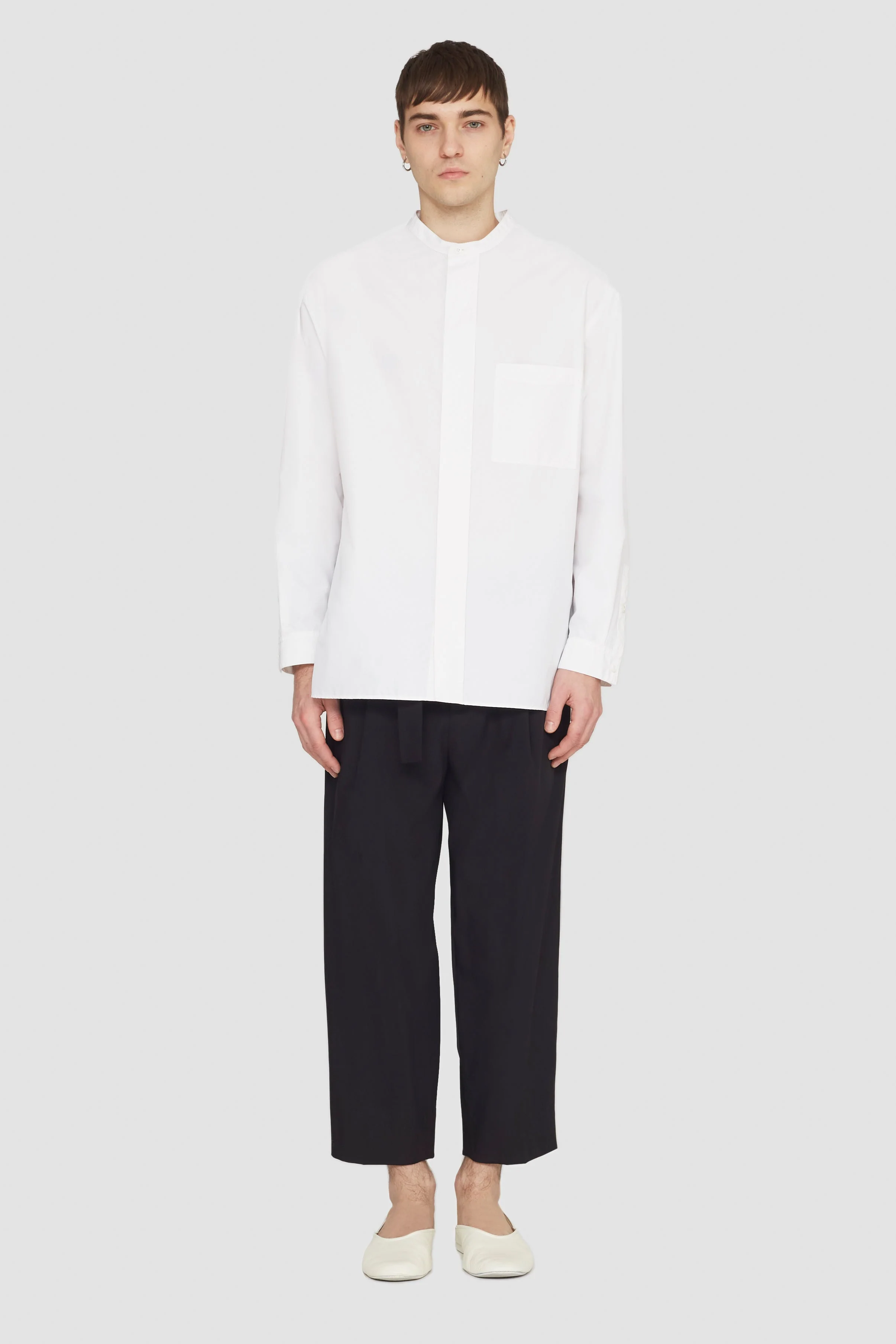 Stand Collar Shirt - Image 9