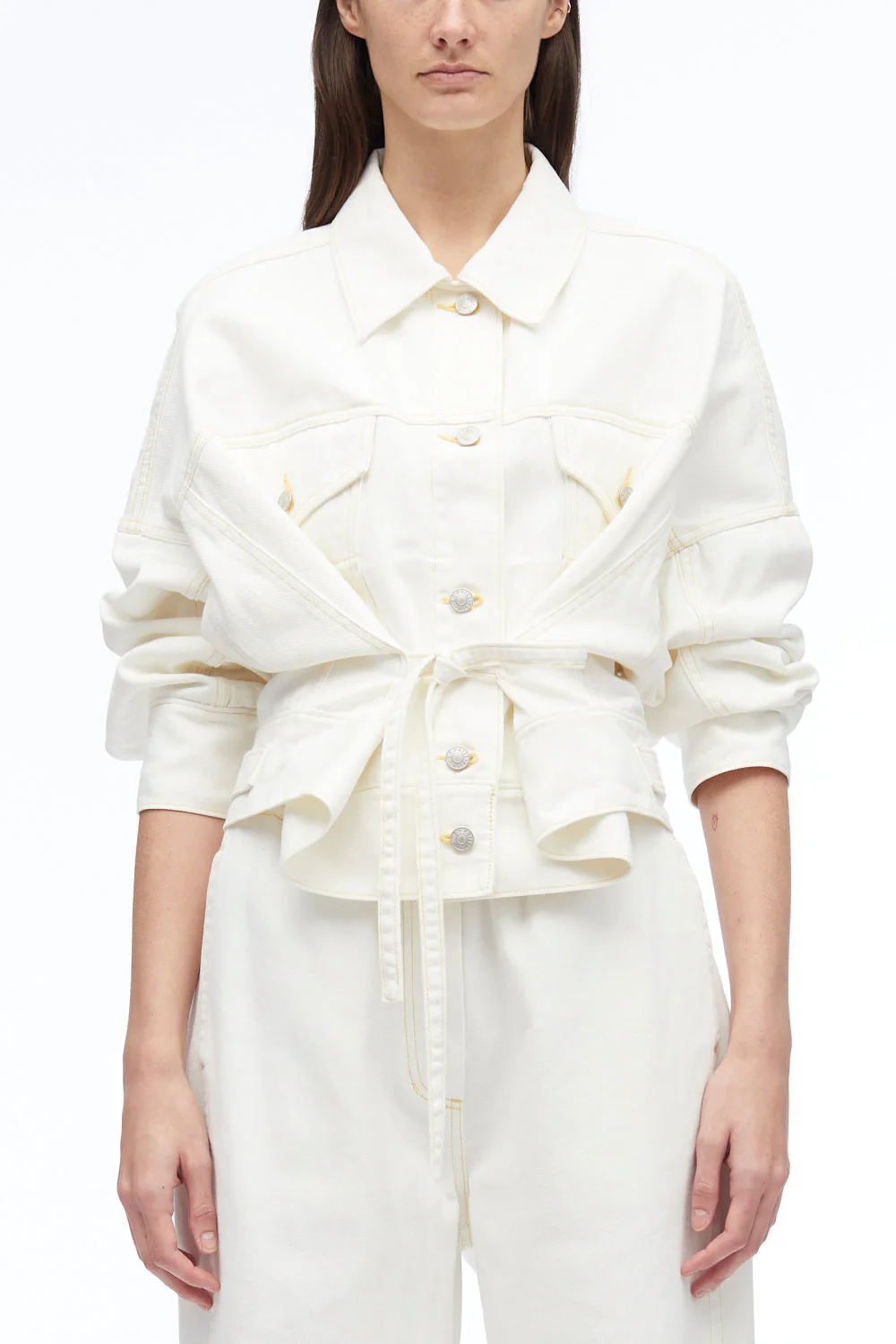 Overdyed Denim Boxy Jacket - Image 2