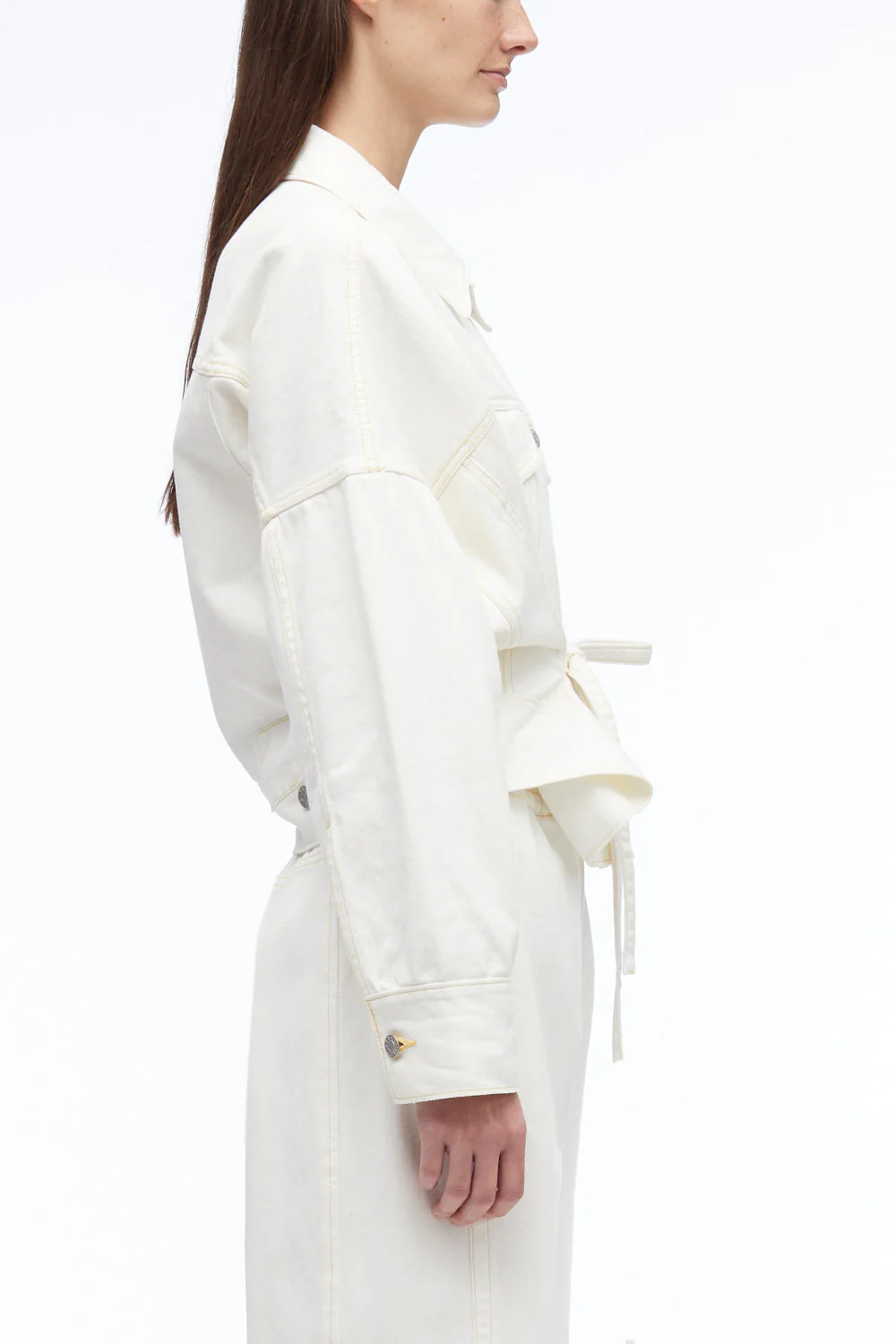 Overdyed Denim Boxy Jacket - Image 3