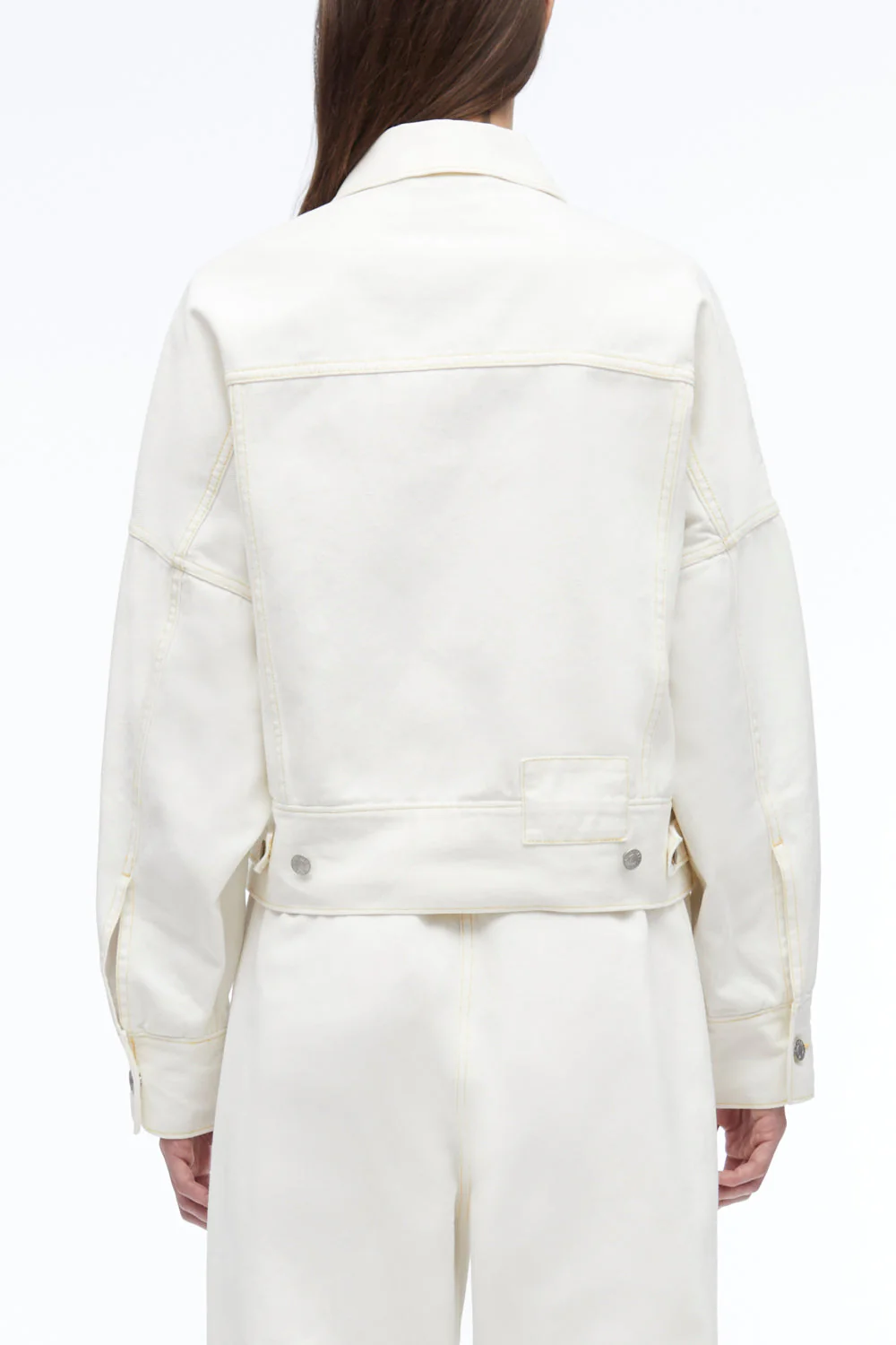 Overdyed Denim Boxy Jacket - Image 4