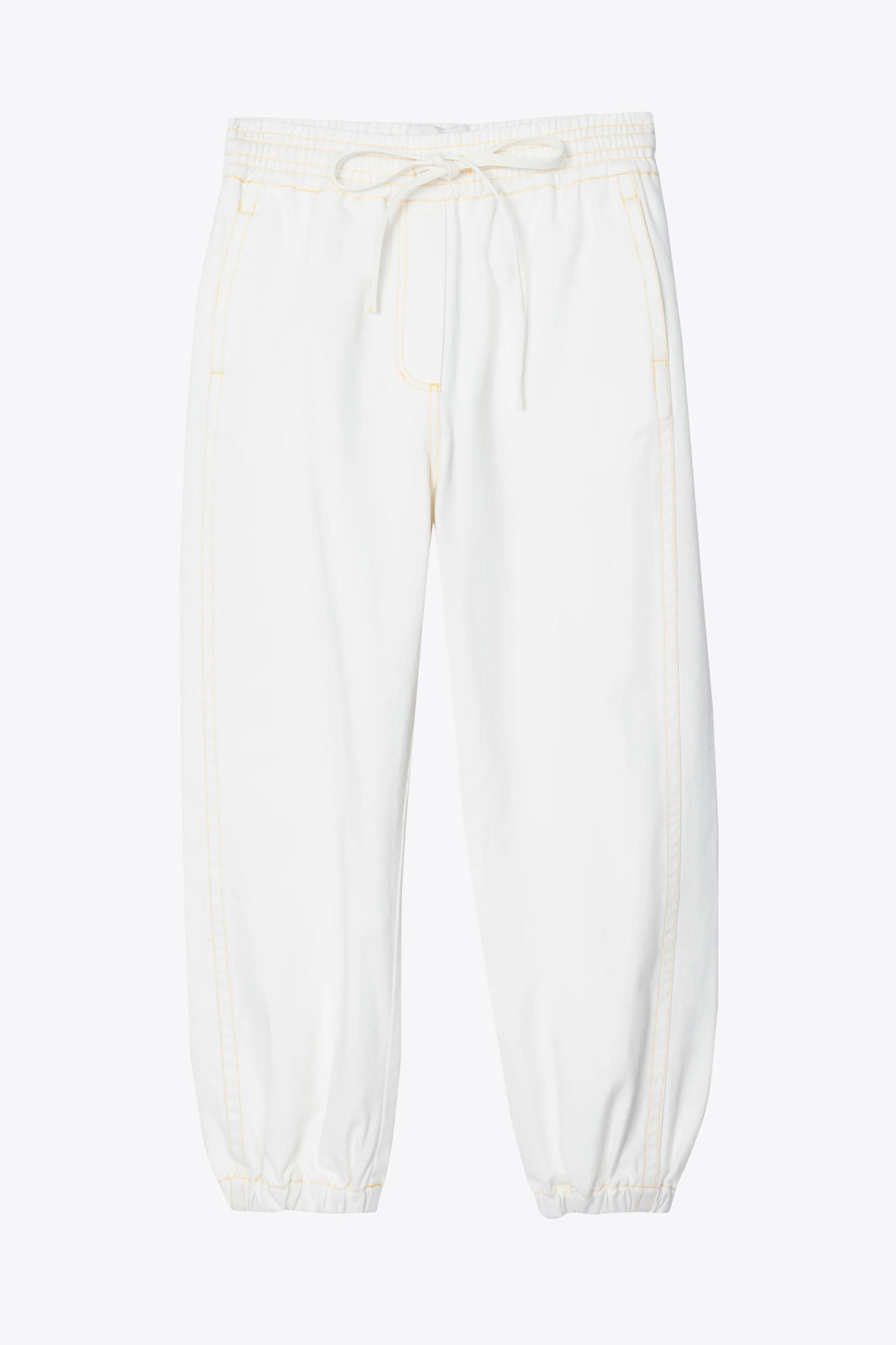 Stonewashed Denim Joggers