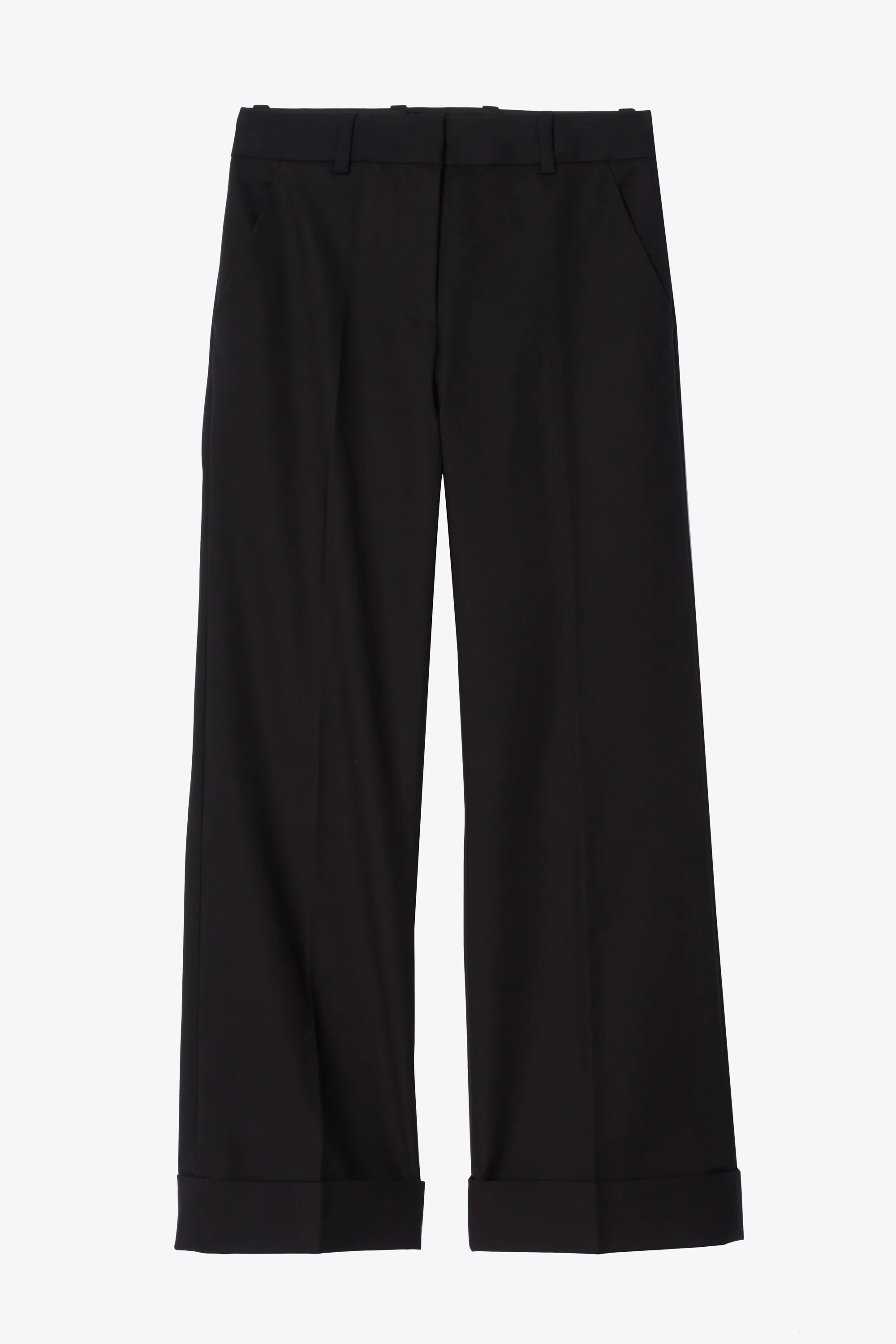 Stovepipe Cuffed Trouser