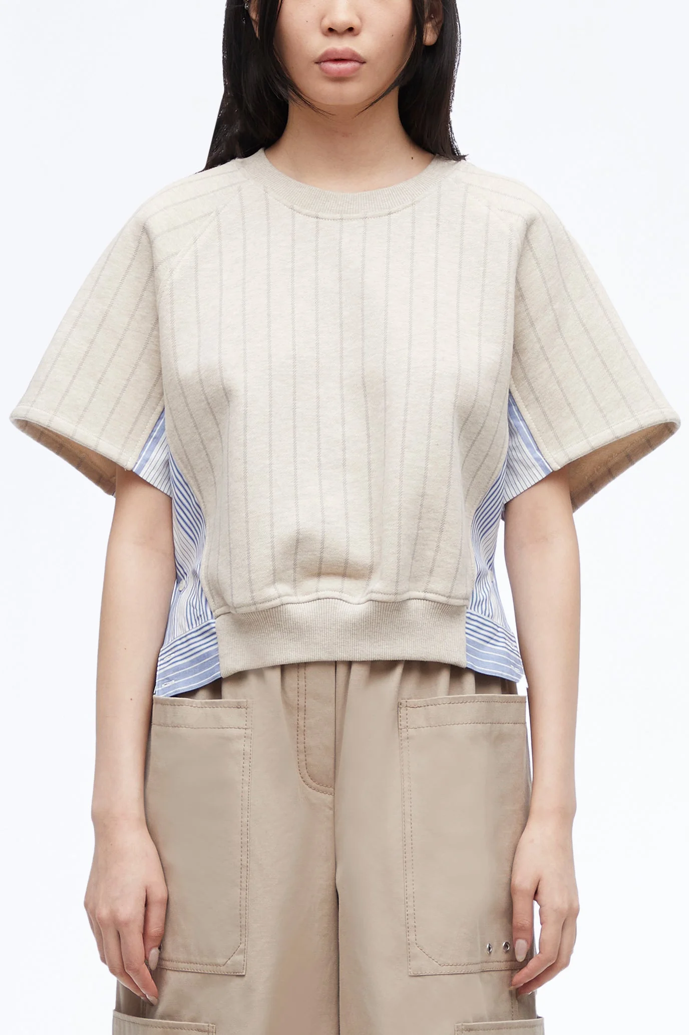 Striped French Terry Sweatshirt - Image 2