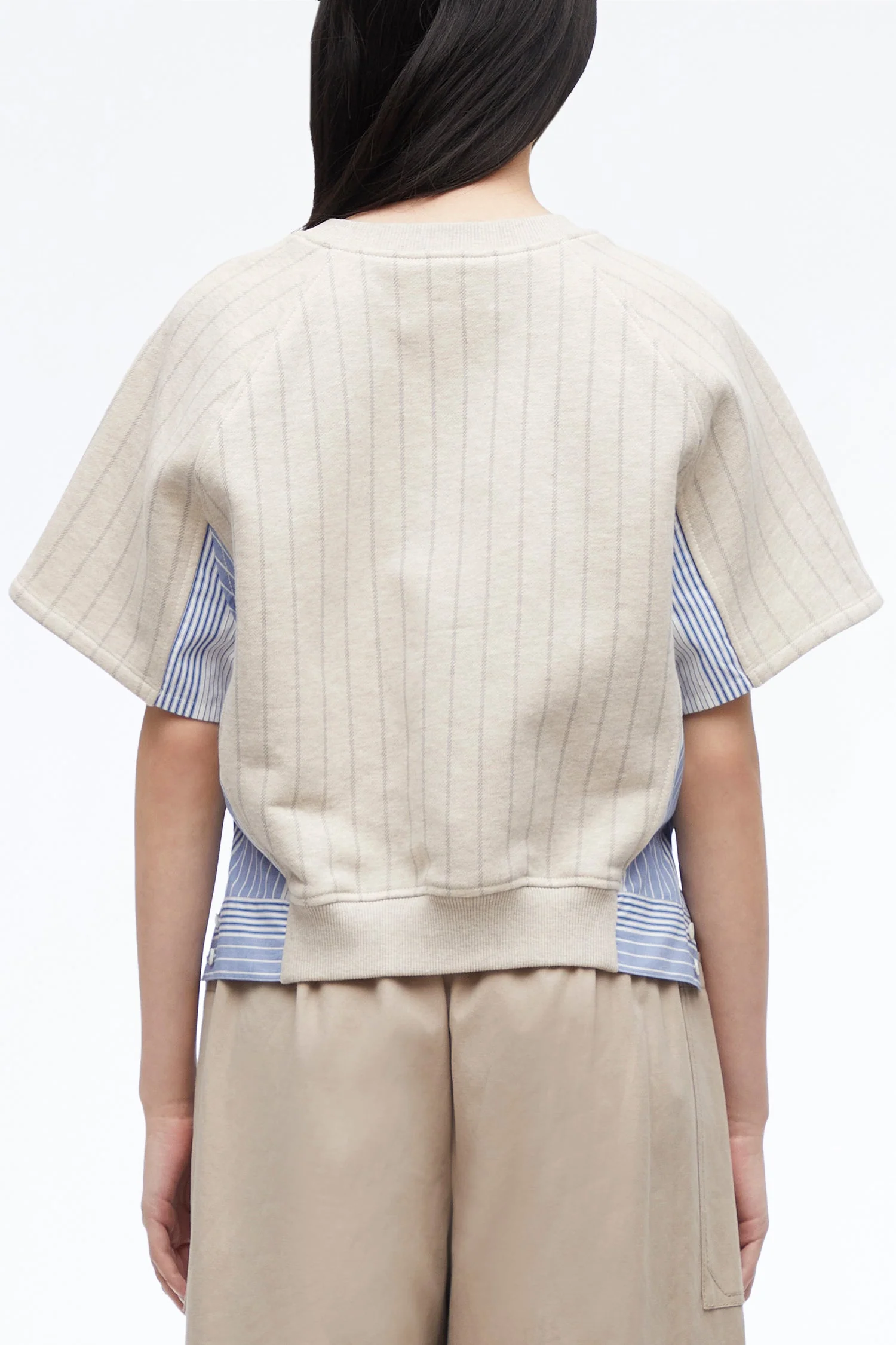 Striped French Terry Sweatshirt - Image 4