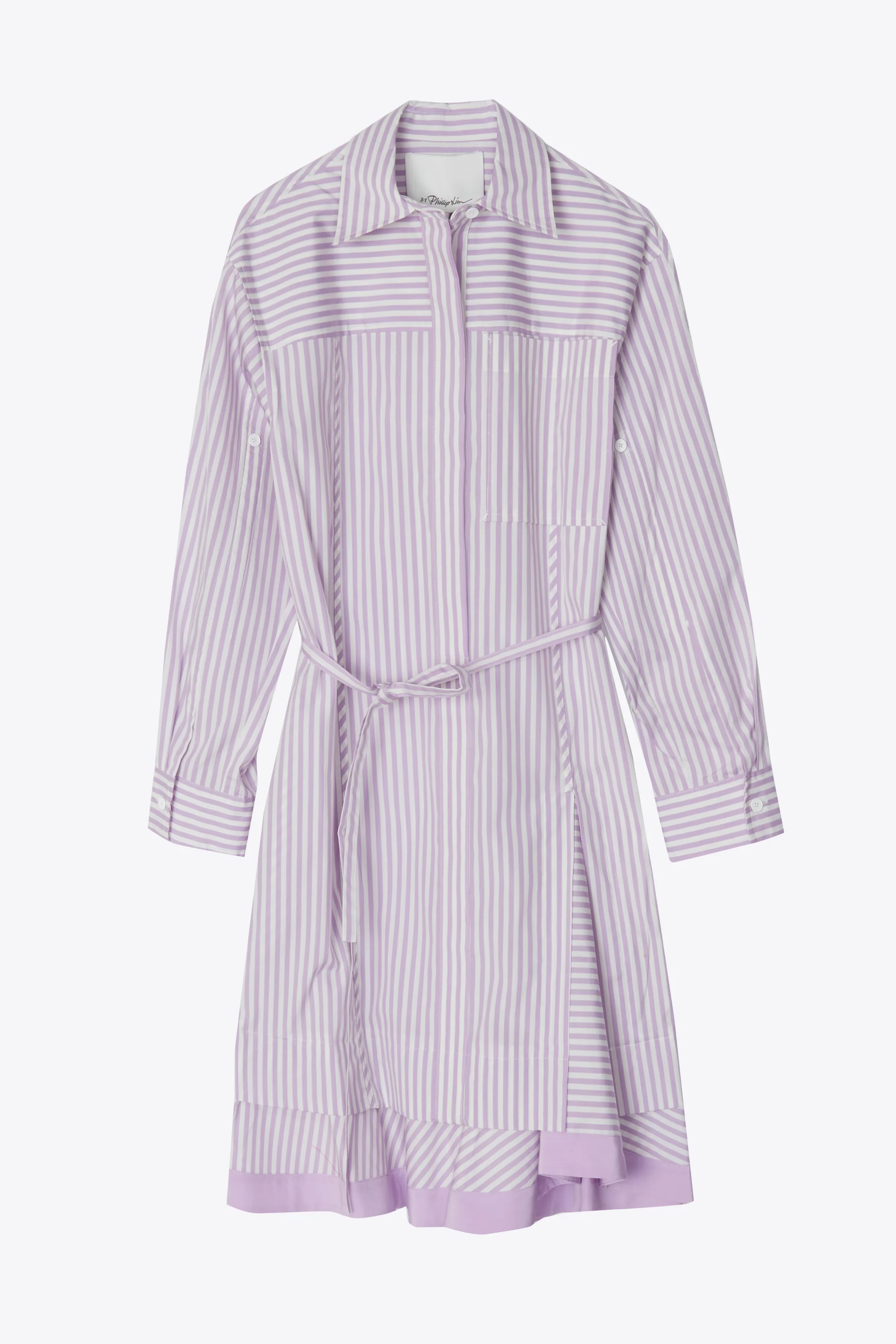 Stripe Shirt with Cascade Sleeves - Image 6