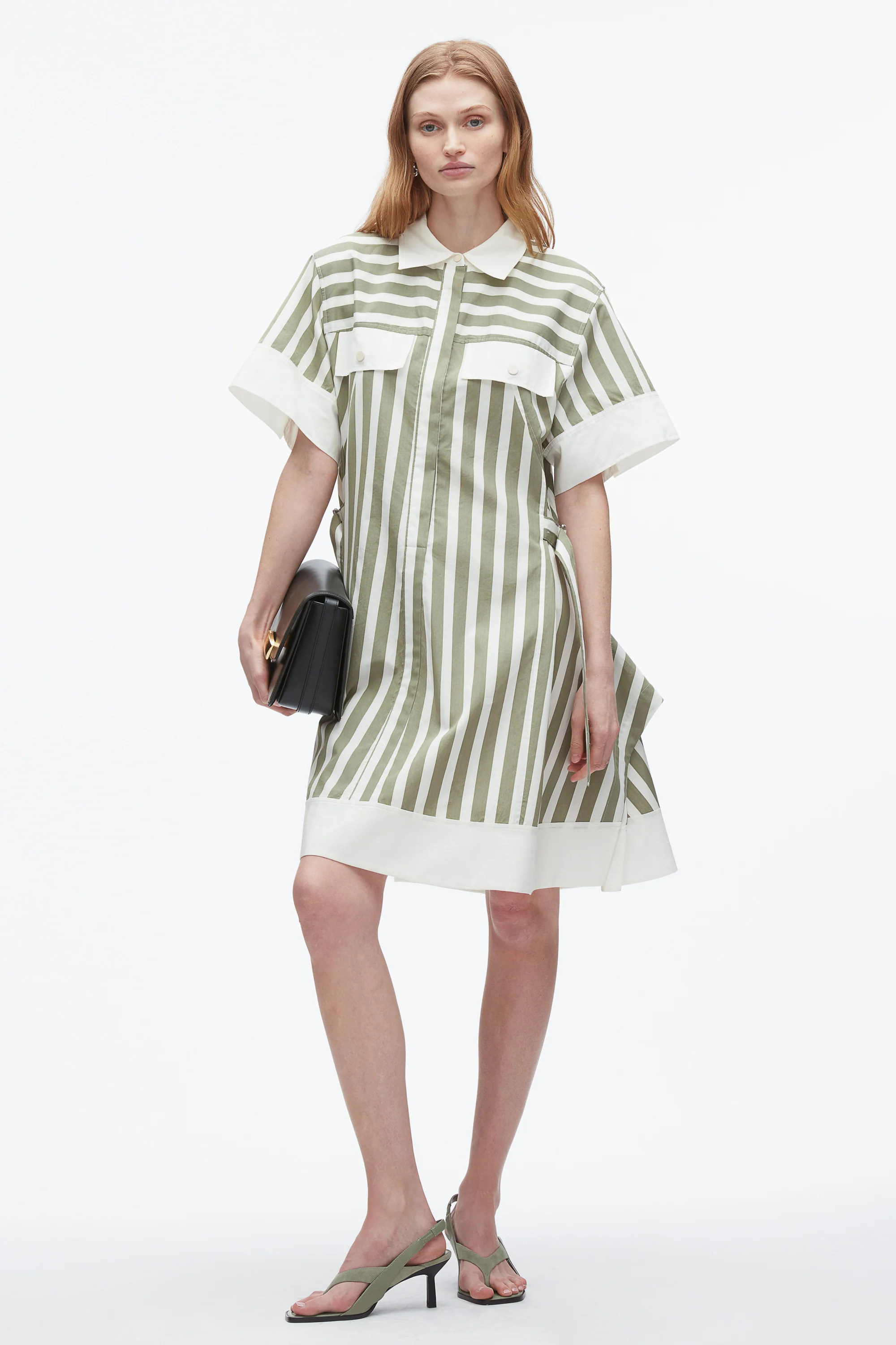 Stripe Shirt Dress - Image 2