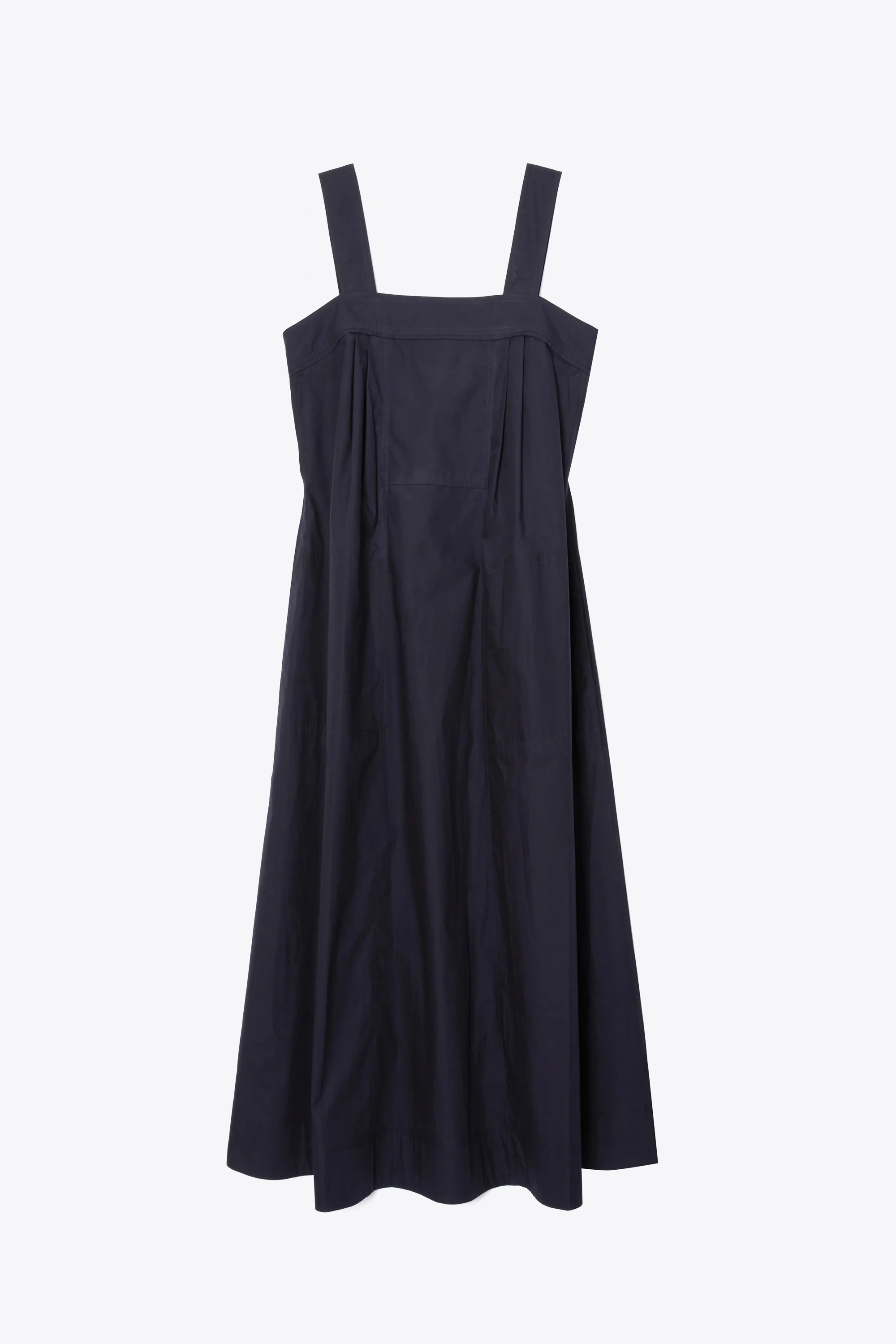 Structured Cotton Poplin Midi Dress - Image 8