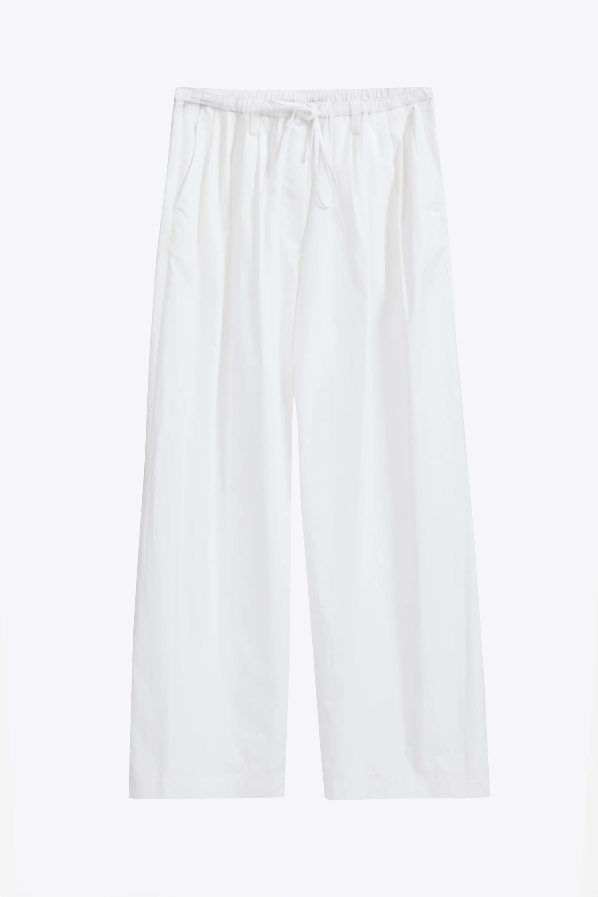 Structured Cotton Pull On Straight Leg Pants - Image 16