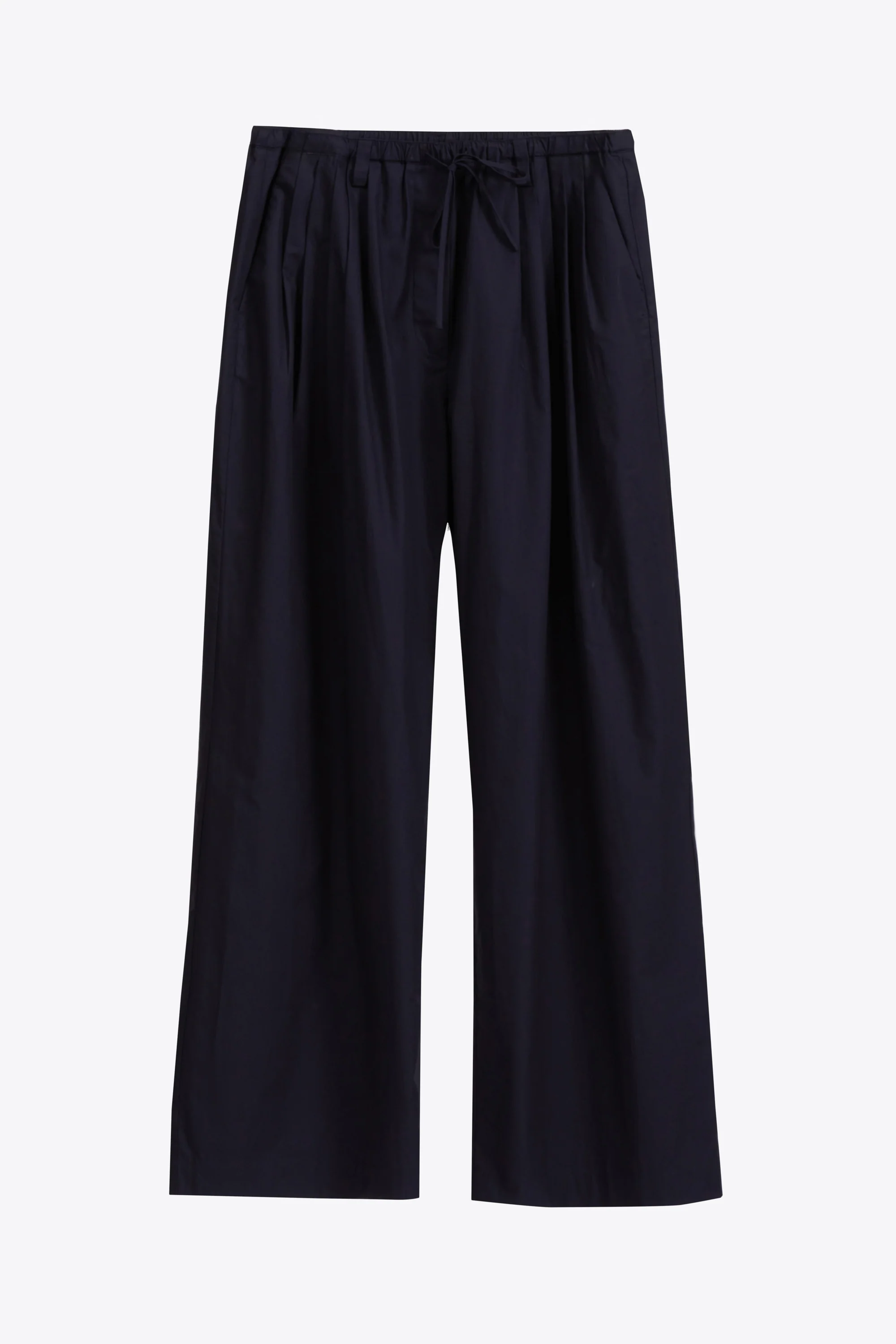 Structured Cotton Pull On Straight Leg Pants - Image 7