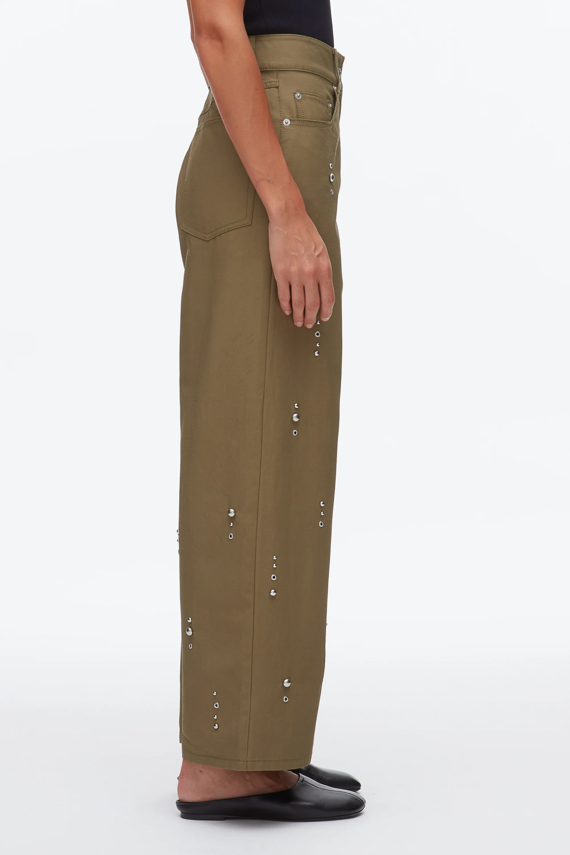 Stud Embellished Wide Leg Pant - Image 11