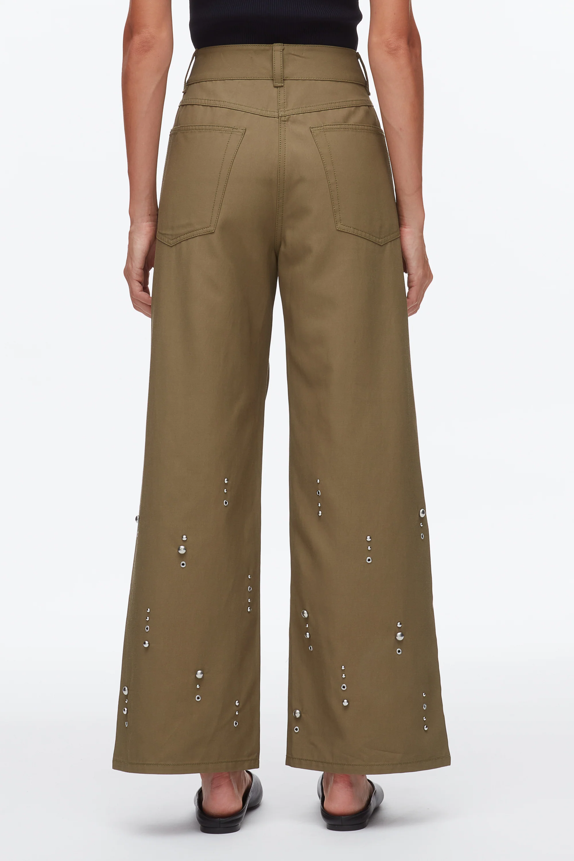 Stud Embellished Wide Leg Pant - Image 12