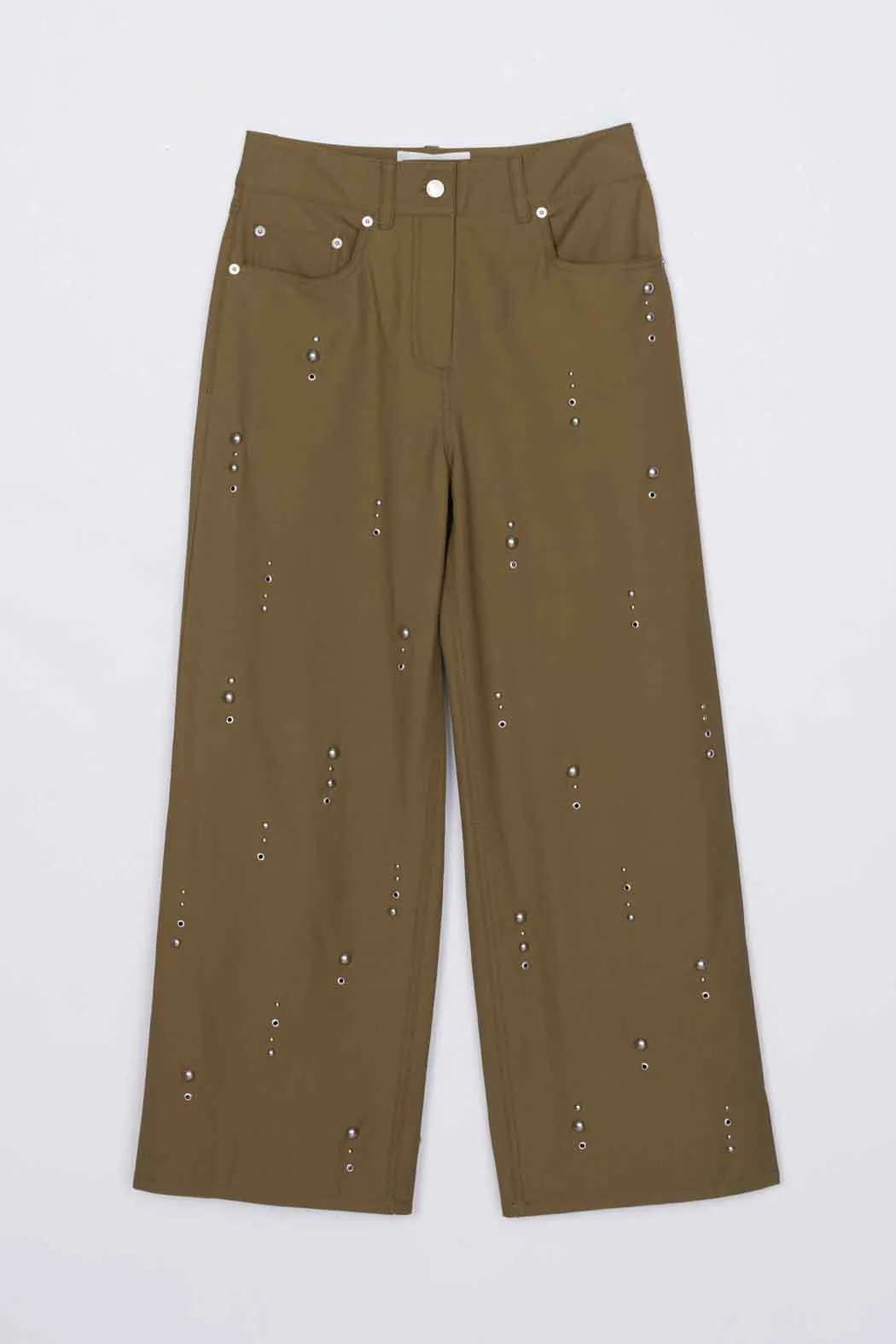 Stud Embellished Wide Leg Pant - Image 14