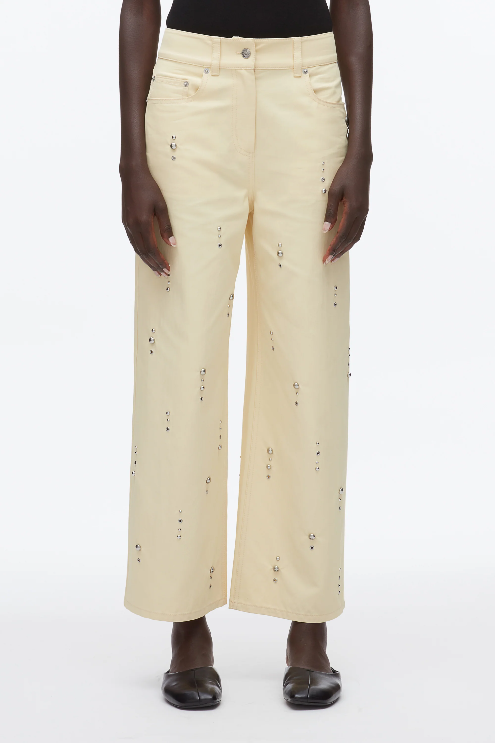 Stud Embellished Wide Leg Pant - Image 17