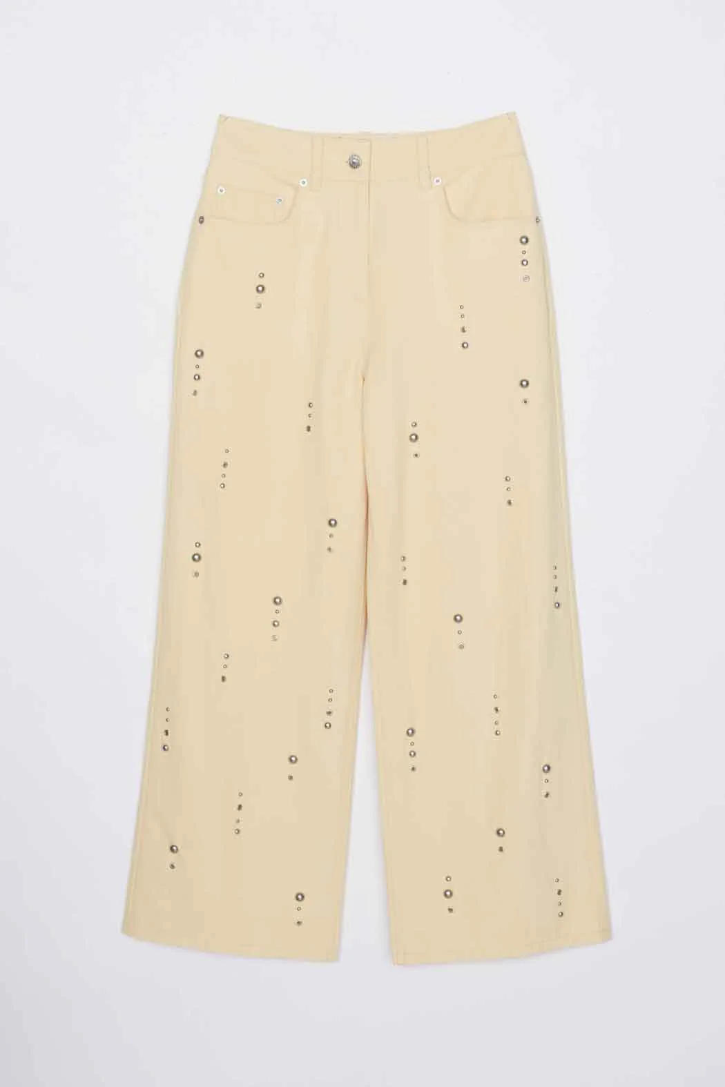 Stud Embellished Wide Leg Pant - Image 21