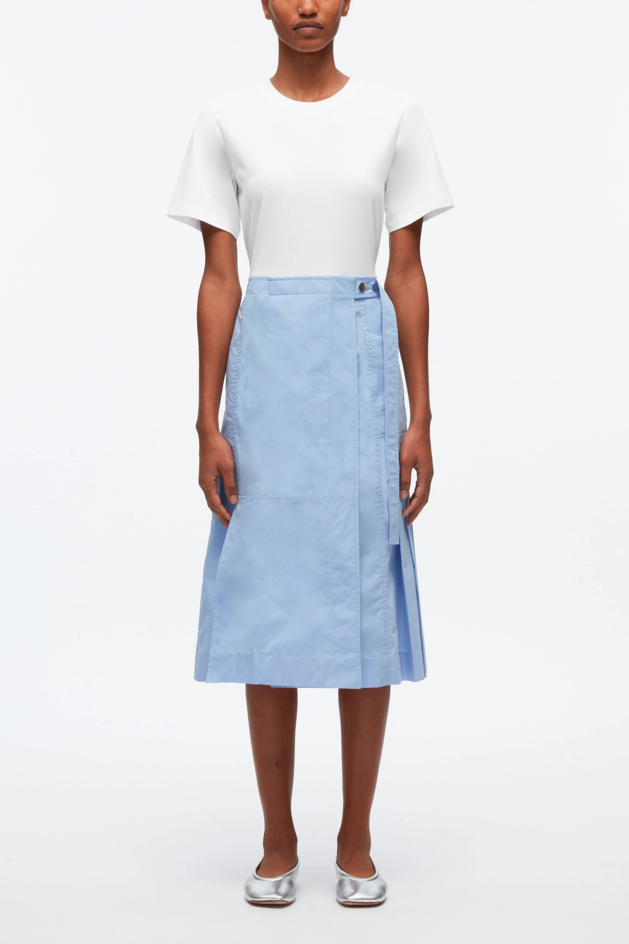 T-Shirt Combo Dress With Wrap Skirt - Image 5
