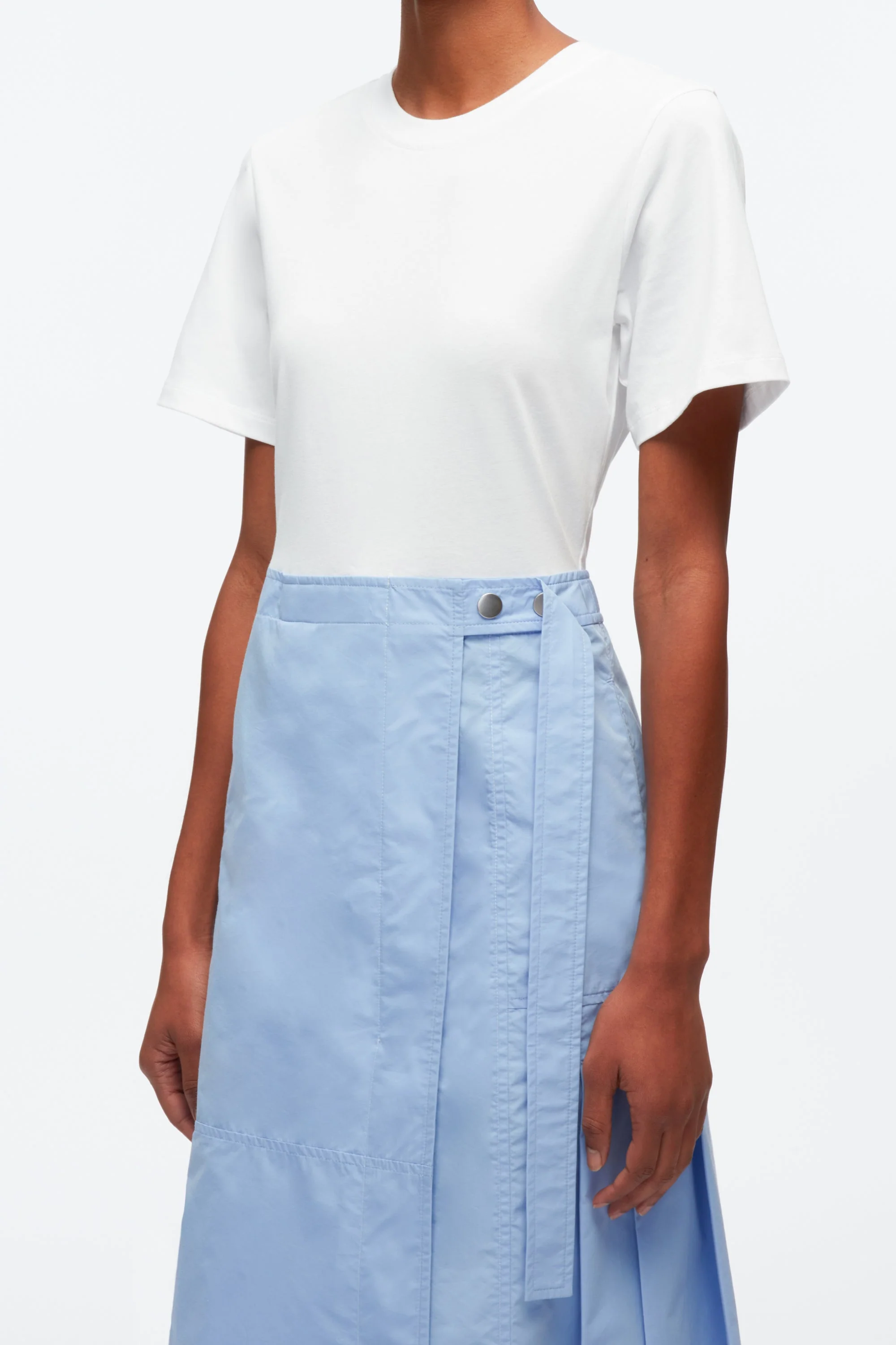 T-Shirt Combo Dress With Wrap Skirt - Image 8
