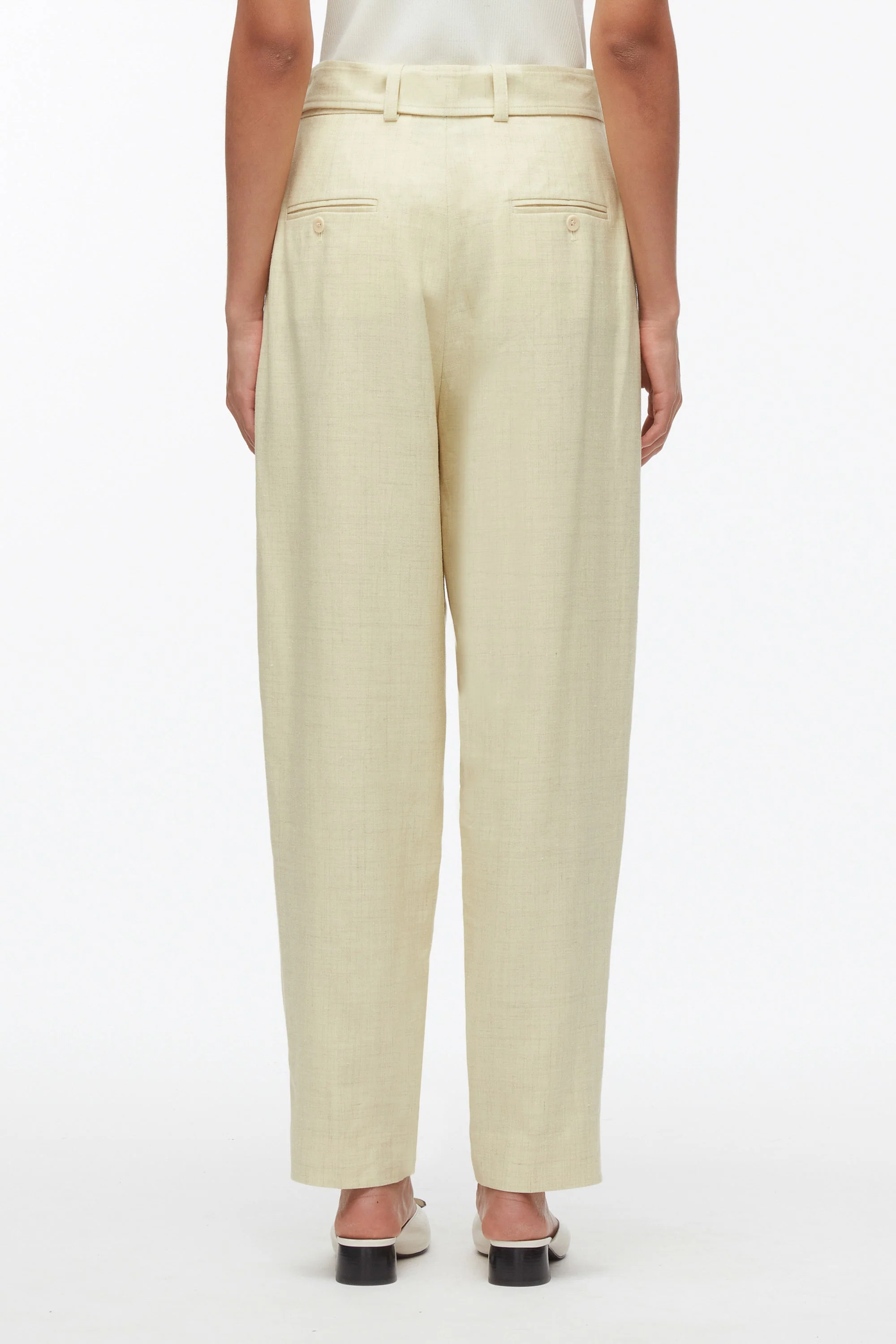 Melange Tapered Trouser - Image 4
