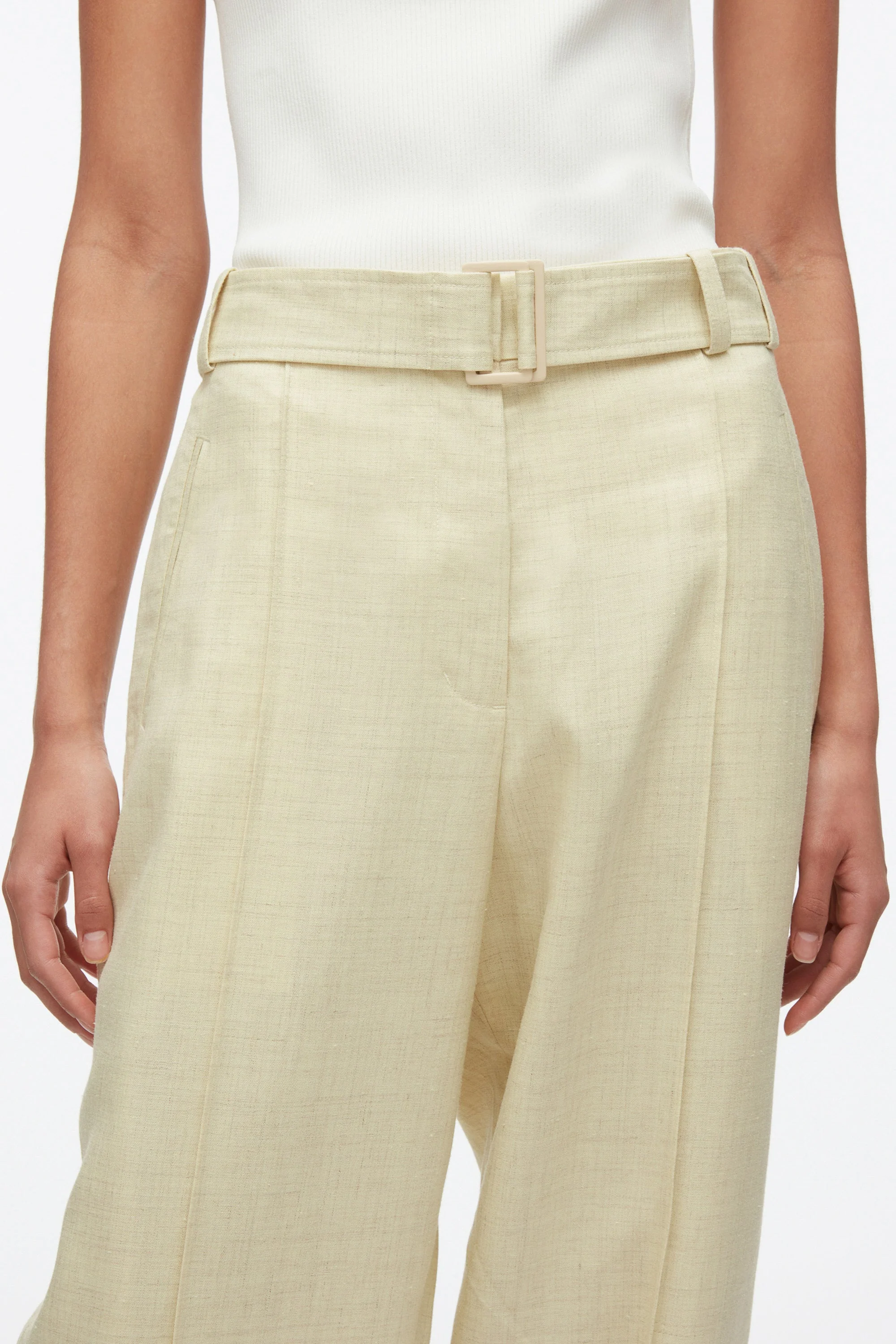 Melange Tapered Trouser - Image 5