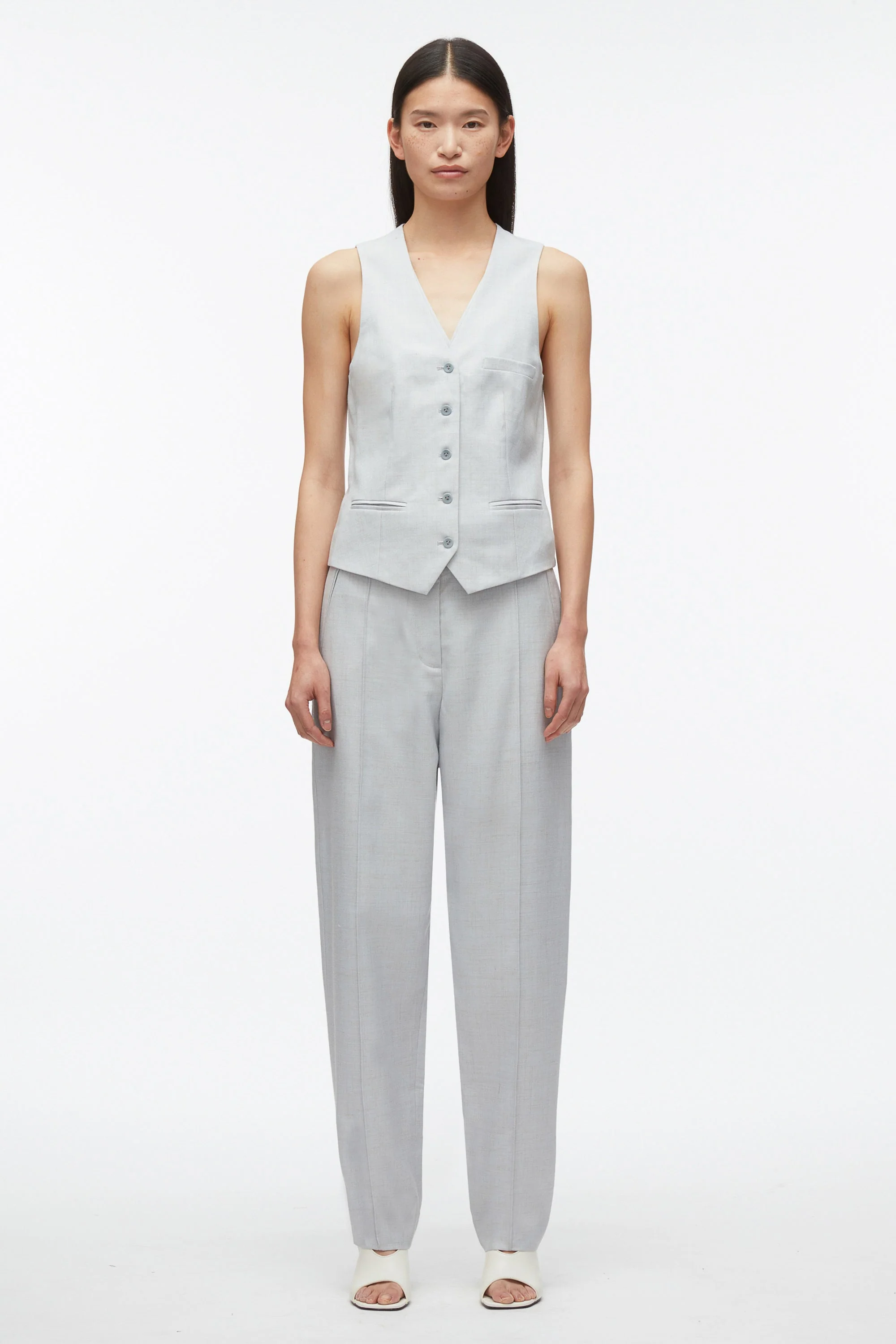 Melange Tapered Trouser - Image 6