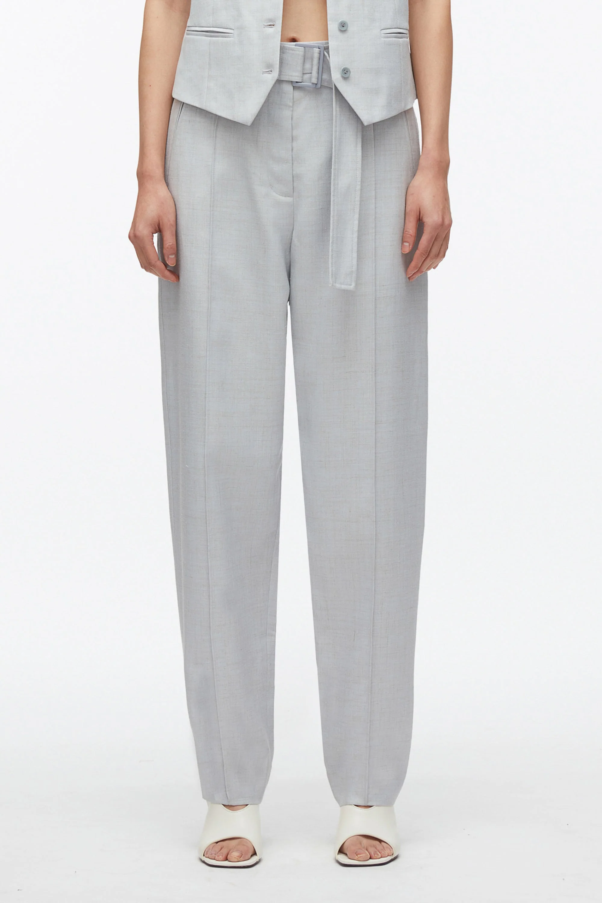Melange Tapered Trouser - Image 7