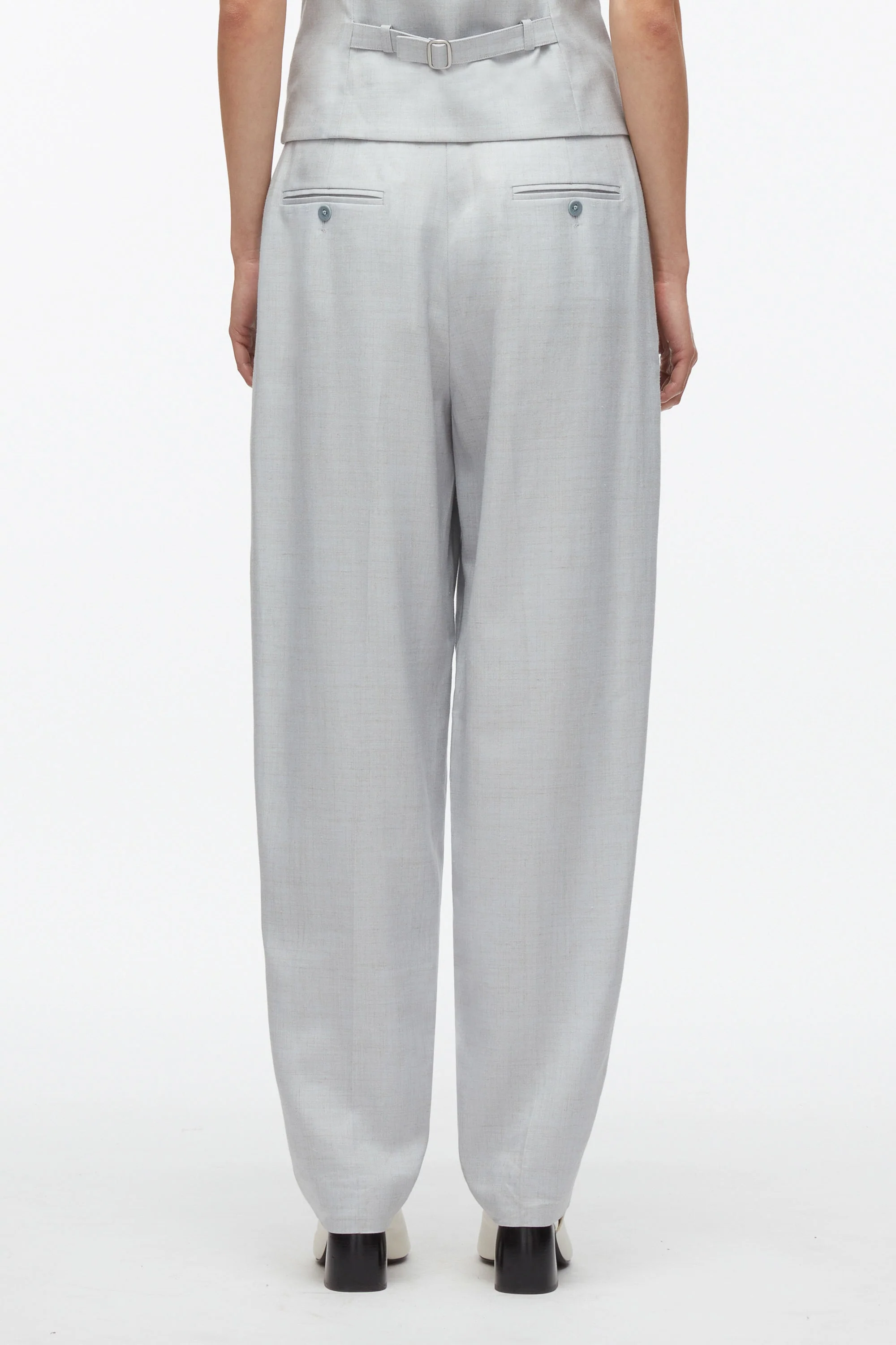 Melange Tapered Trouser - Image 9