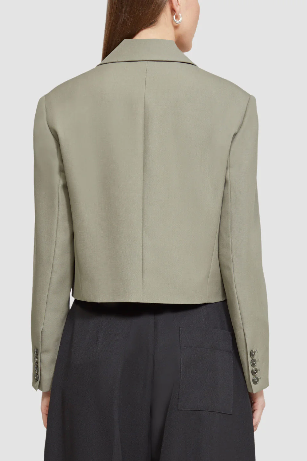 Tailored Cropped Jacket - Image 4
