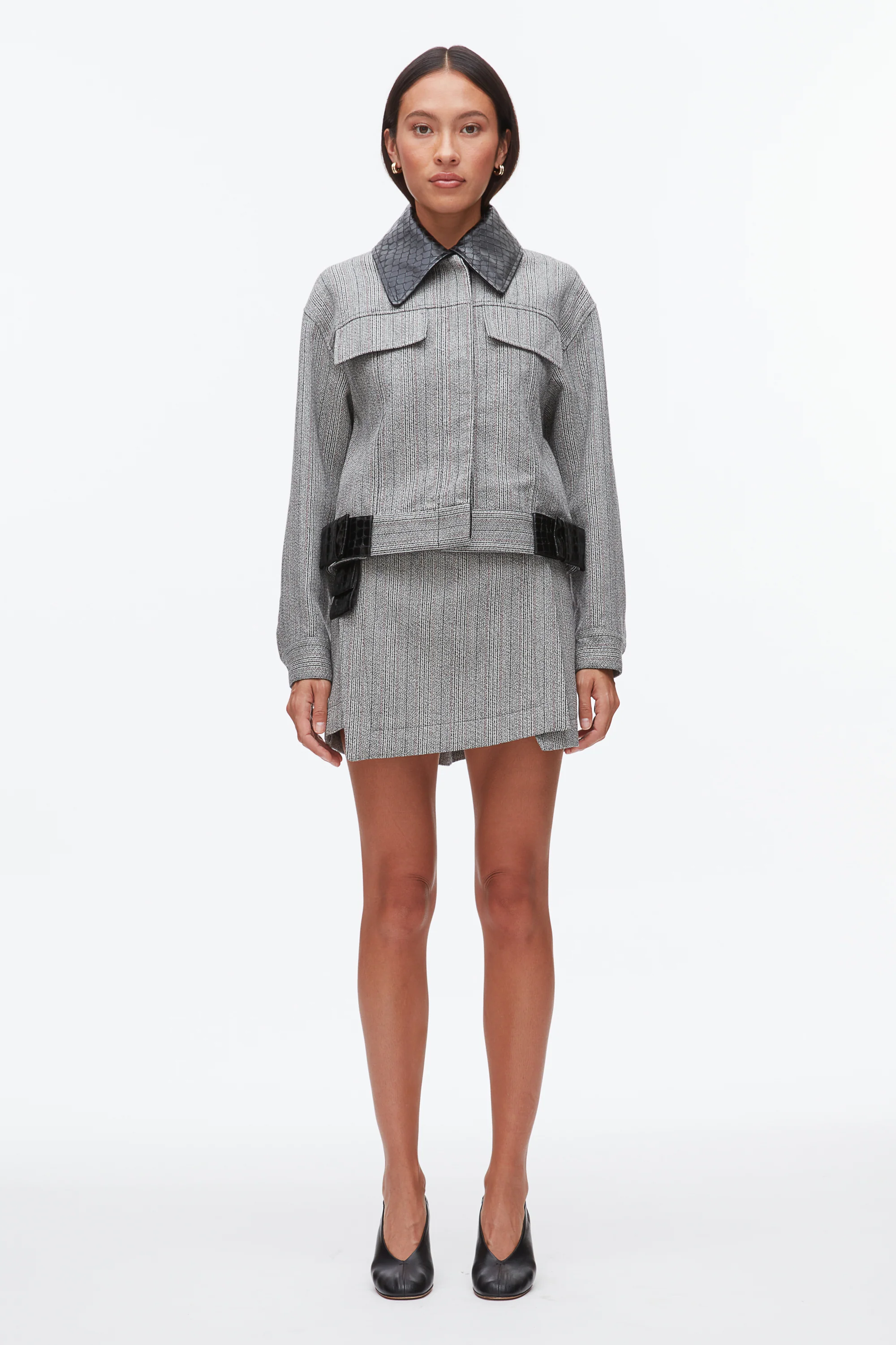 Jaspé Cropped Jacket - Image 2