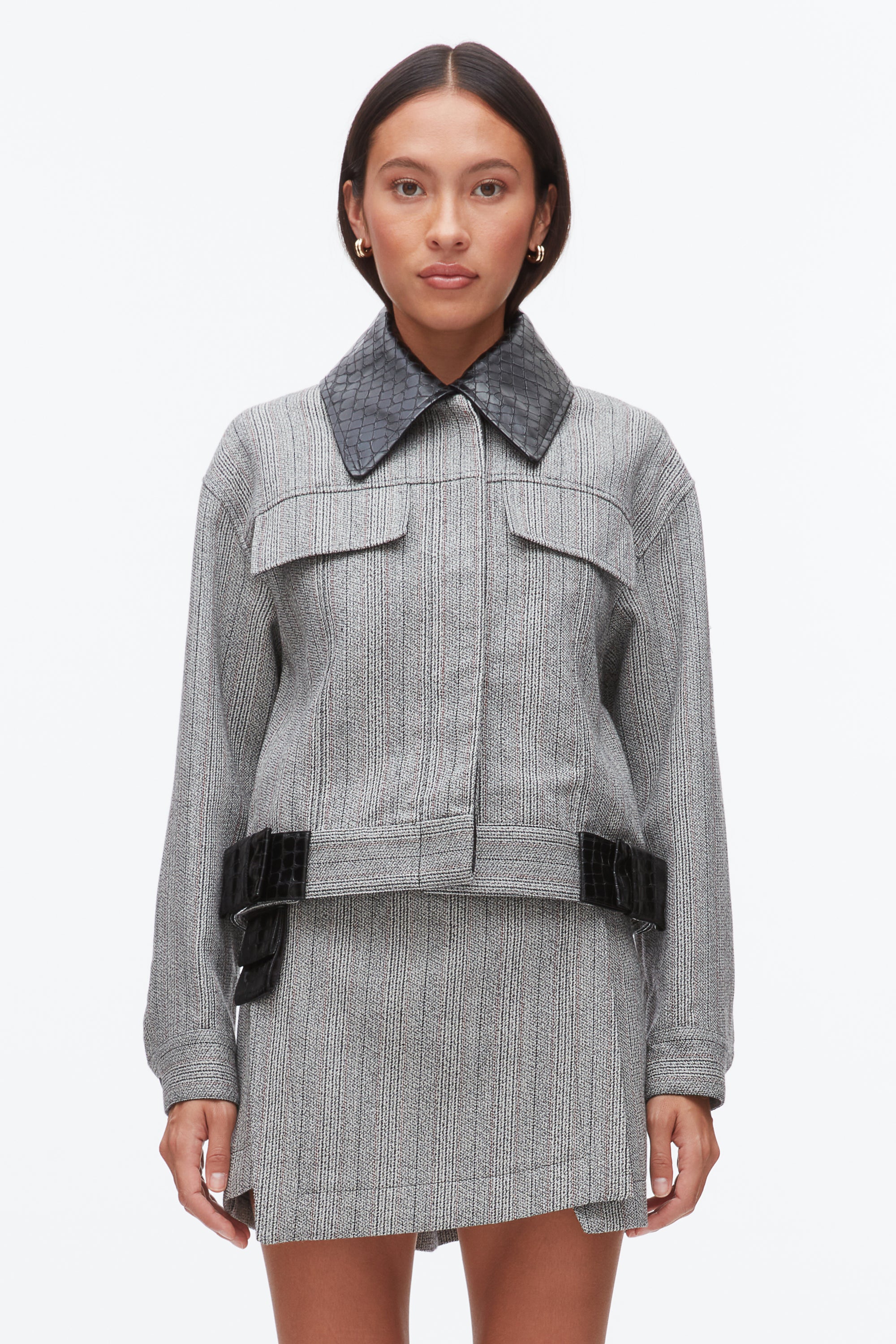 Jaspé Cropped Jacket - Image 3