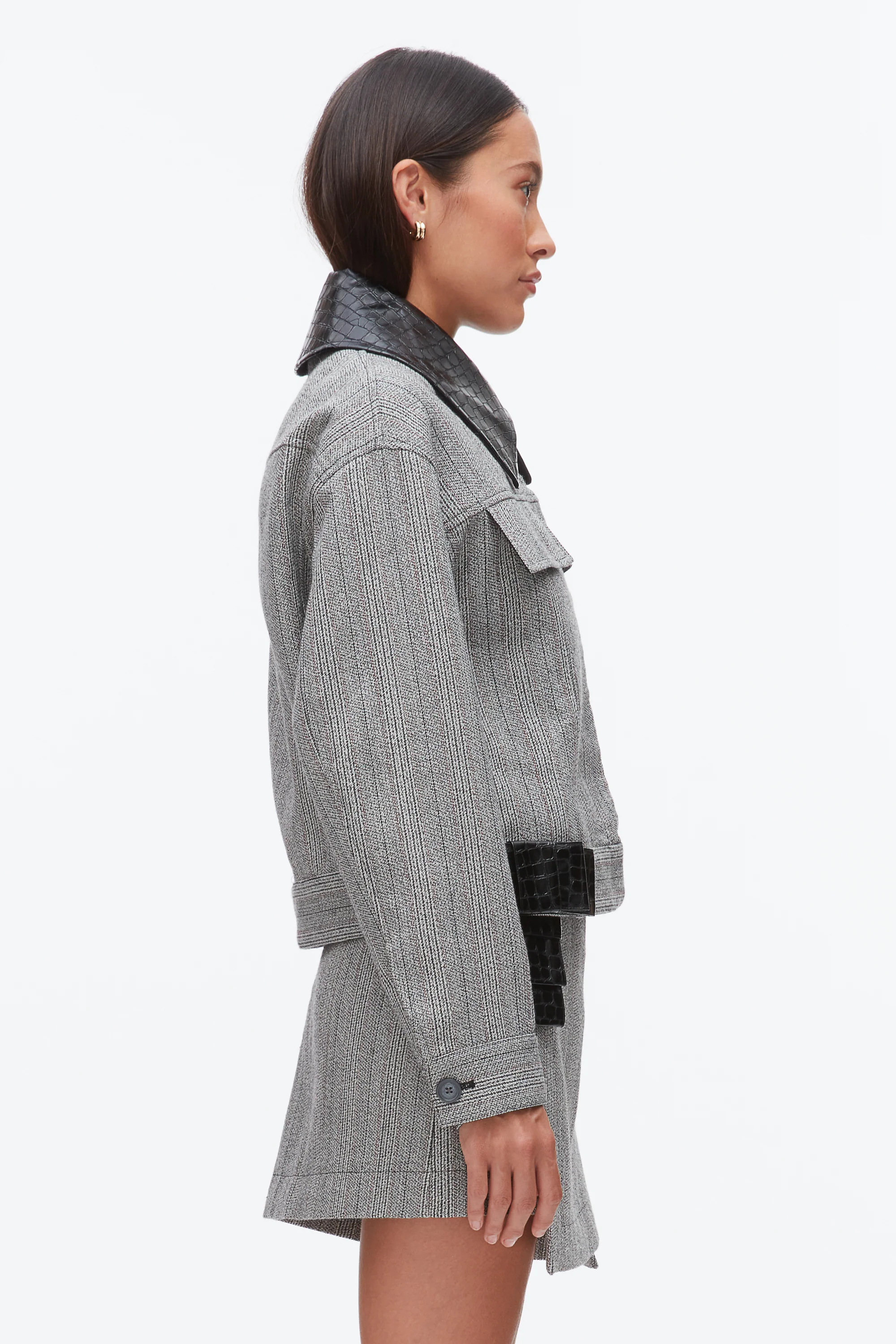 Jaspé Cropped Jacket - Image 5