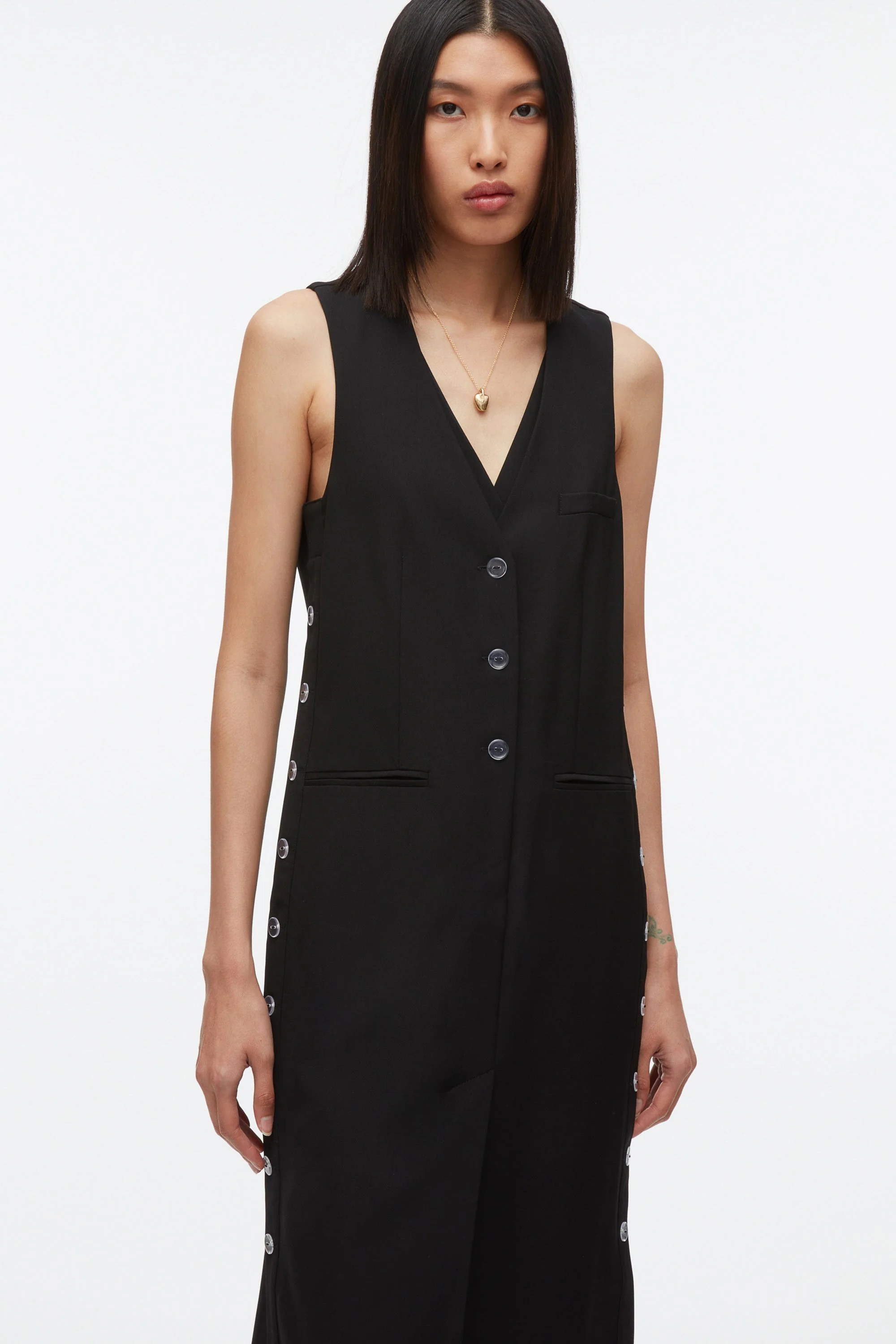 Vest Dress with Set in Bra - Image 12