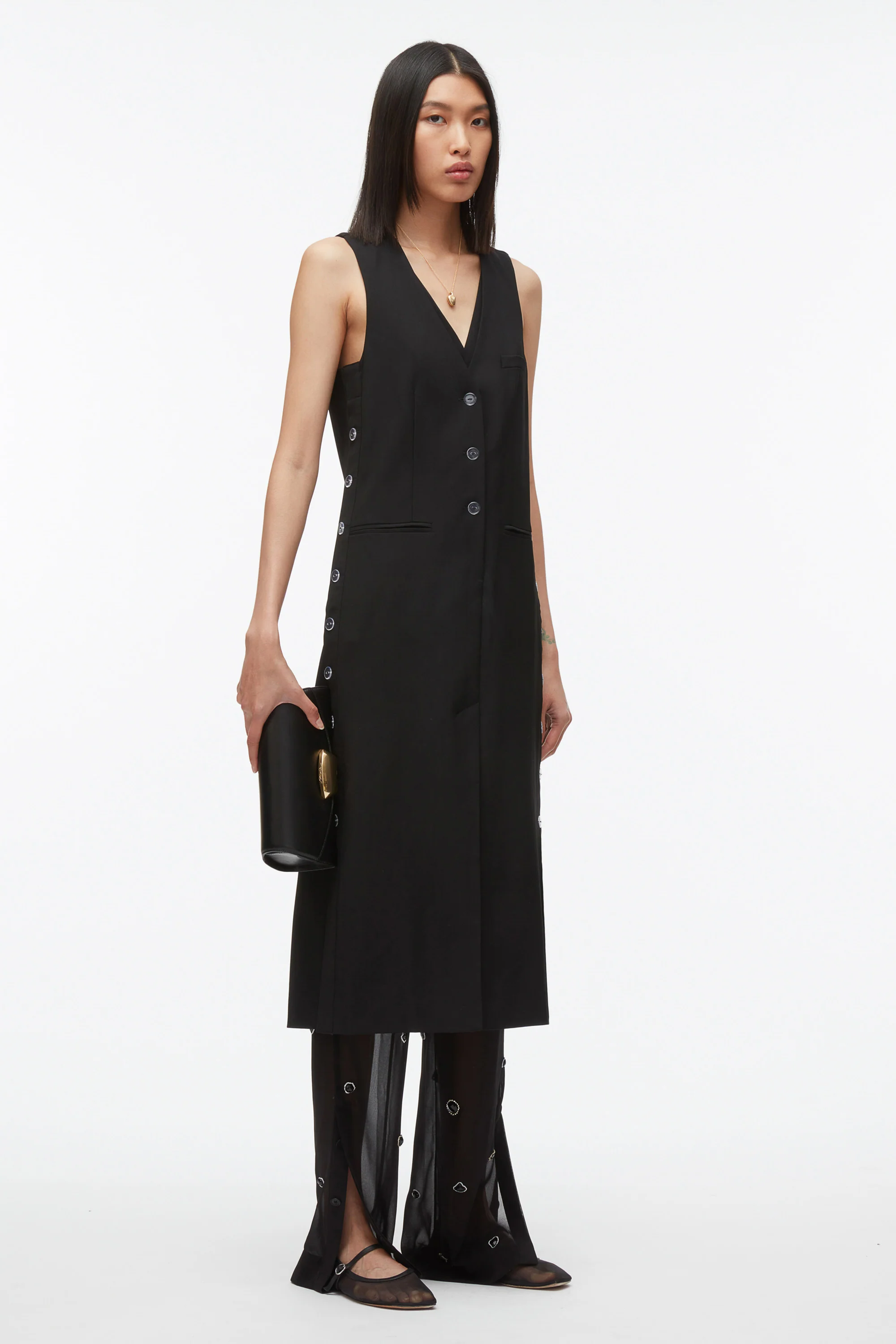 Vest Dress with Set in Bra - Image 8
