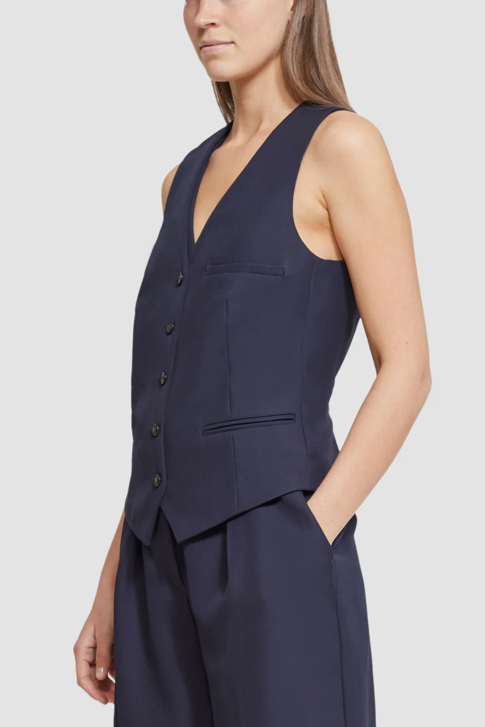 Tailored Vest W Set-In Bra - Image 3