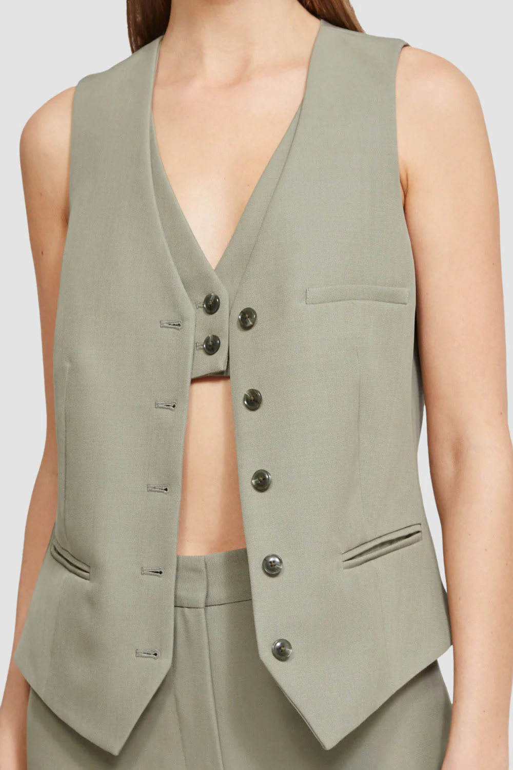 Tailored Vest W Set-In Bra - Image 7