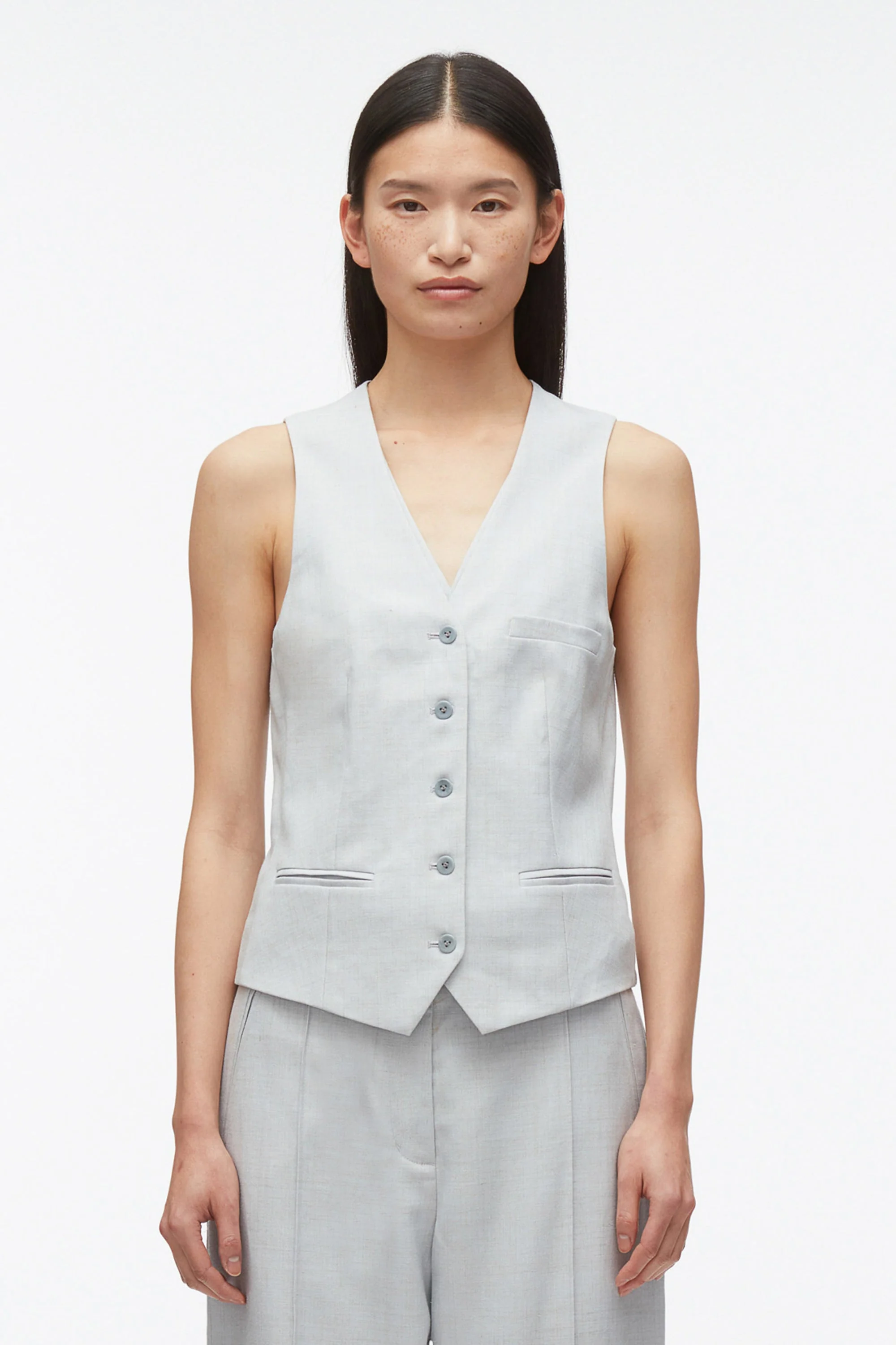 Tailored Vest with Set in Bra - Image 8