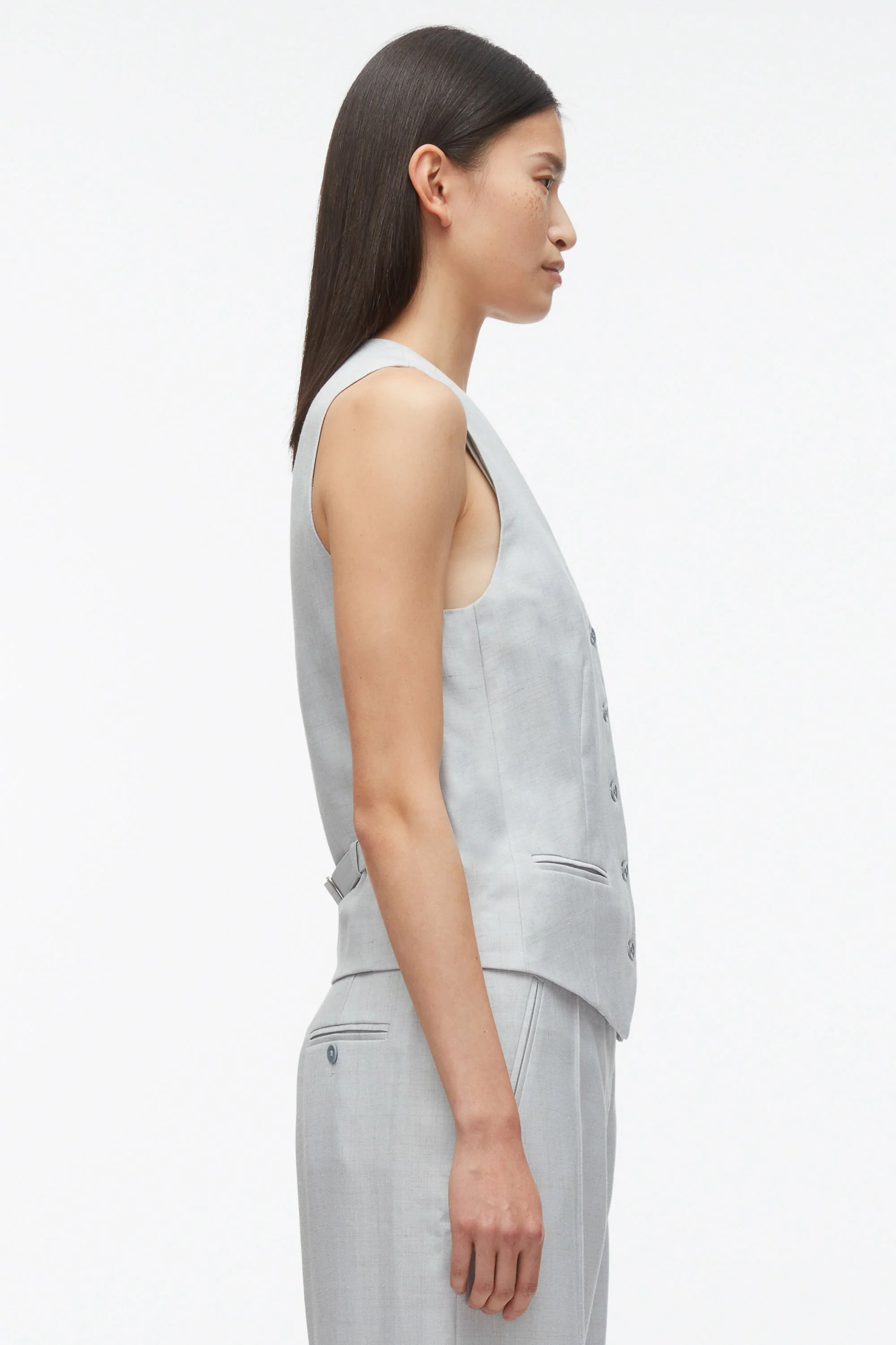 Tailored Vest with Set in Bra - Image 9