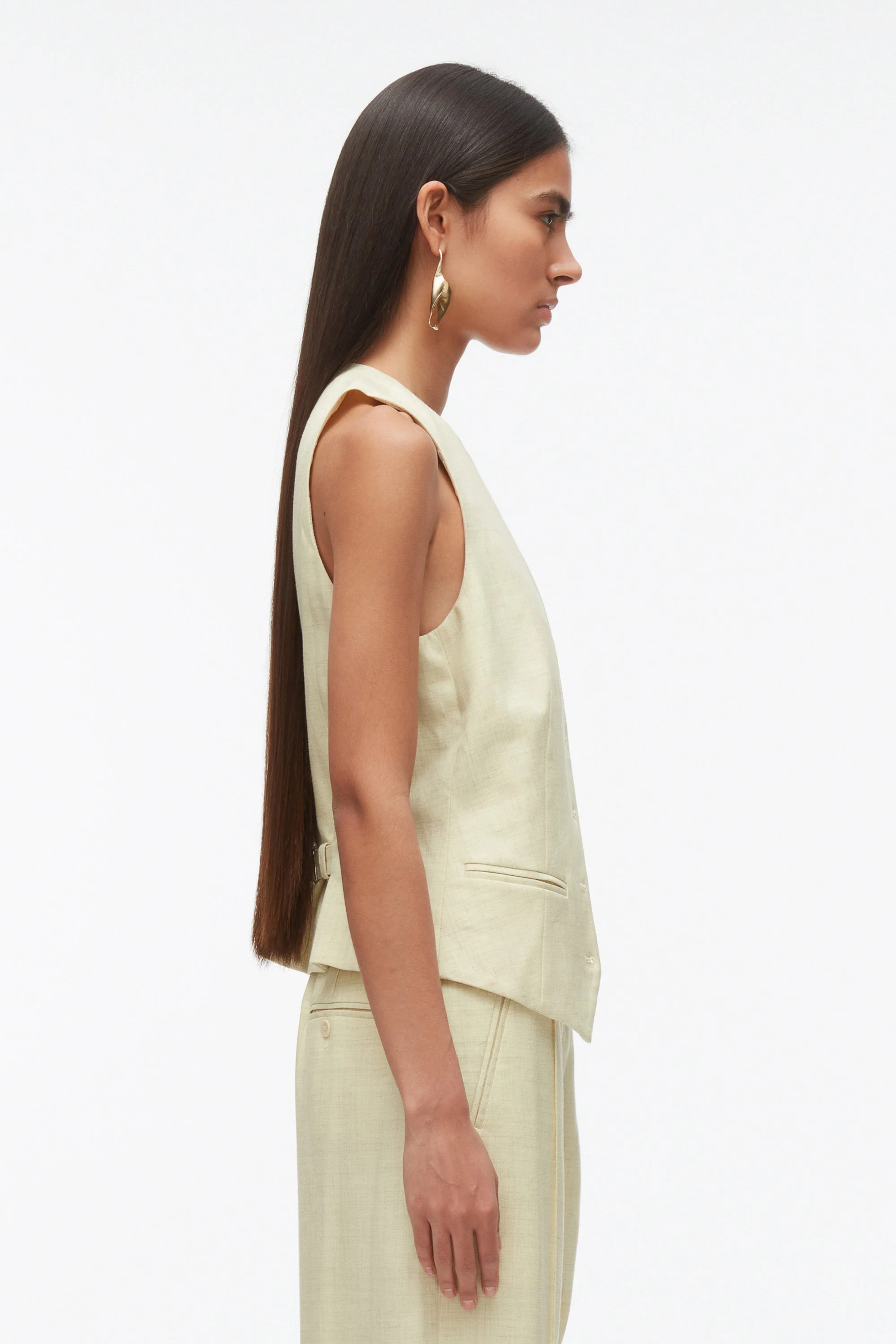 Tailored Vest with Set in Bra - Image 3