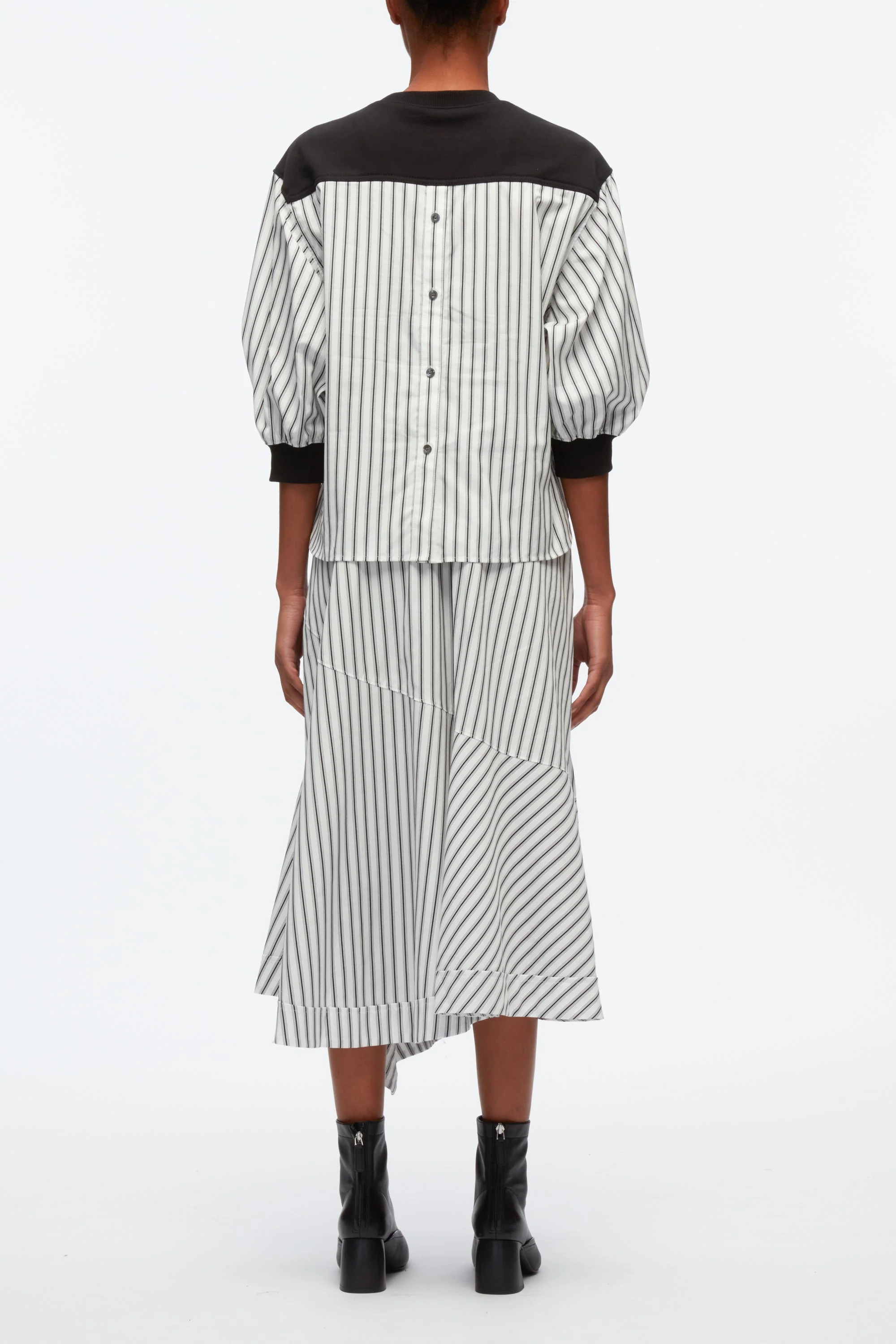 Teardrop Sleeve Sweatshirt Dress - Image 3