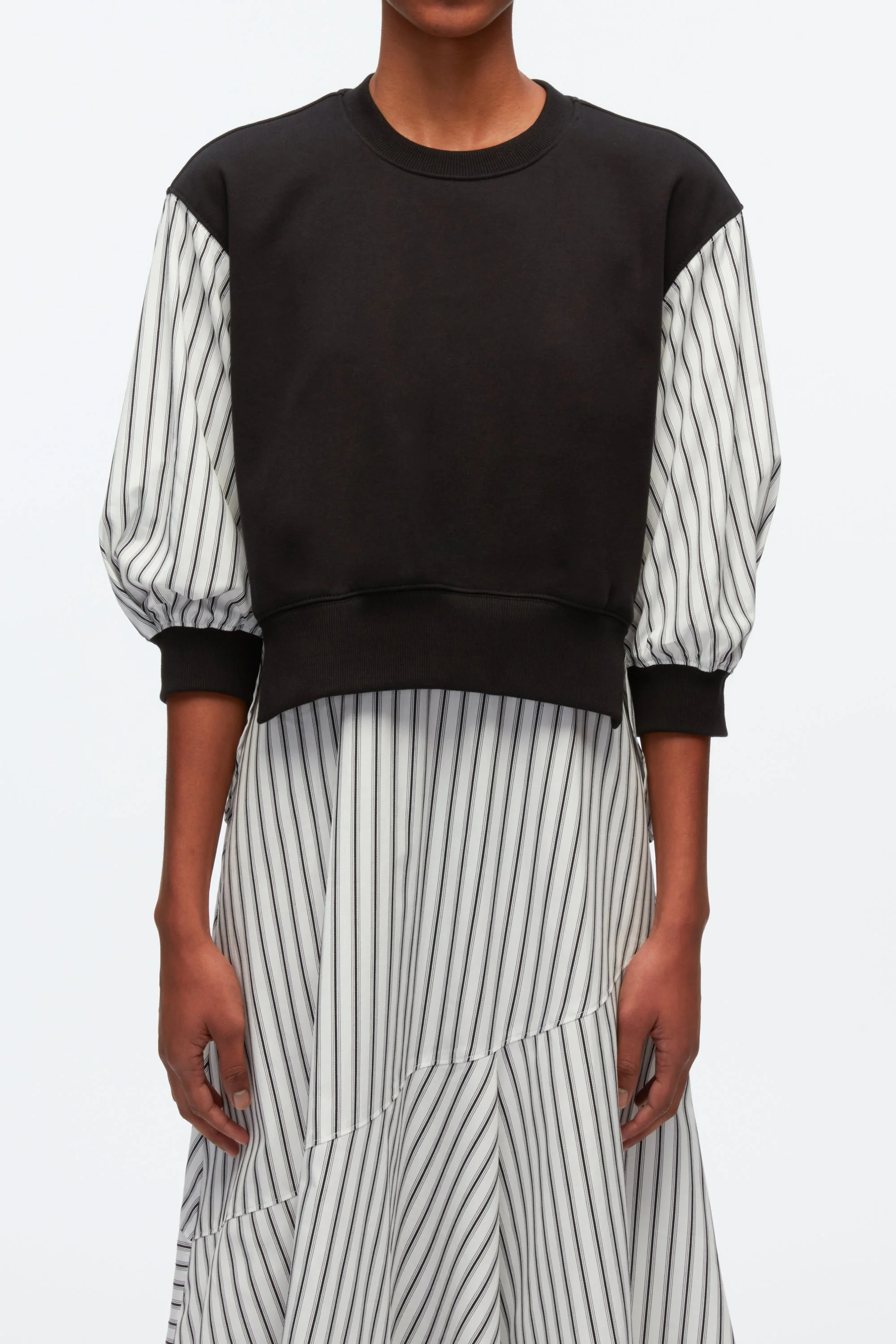 Teardrop Sleeve Sweatshirt Dress - Image 4