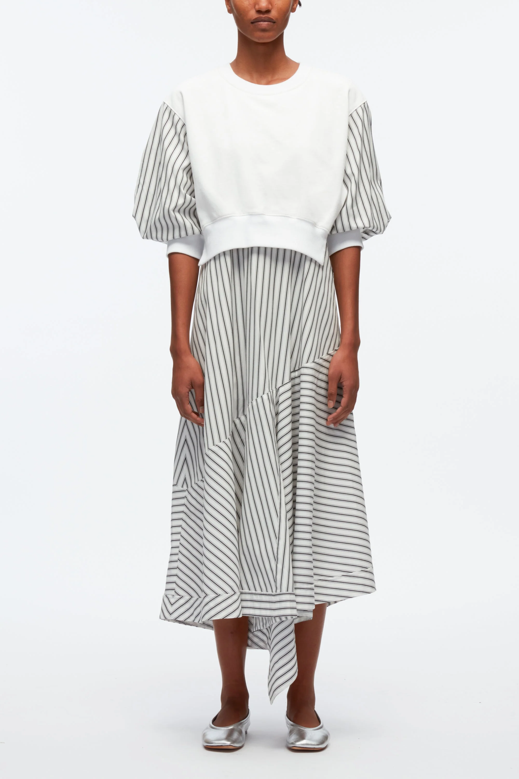 Teardrop Sleeve Sweatshirt Dress - Image 5
