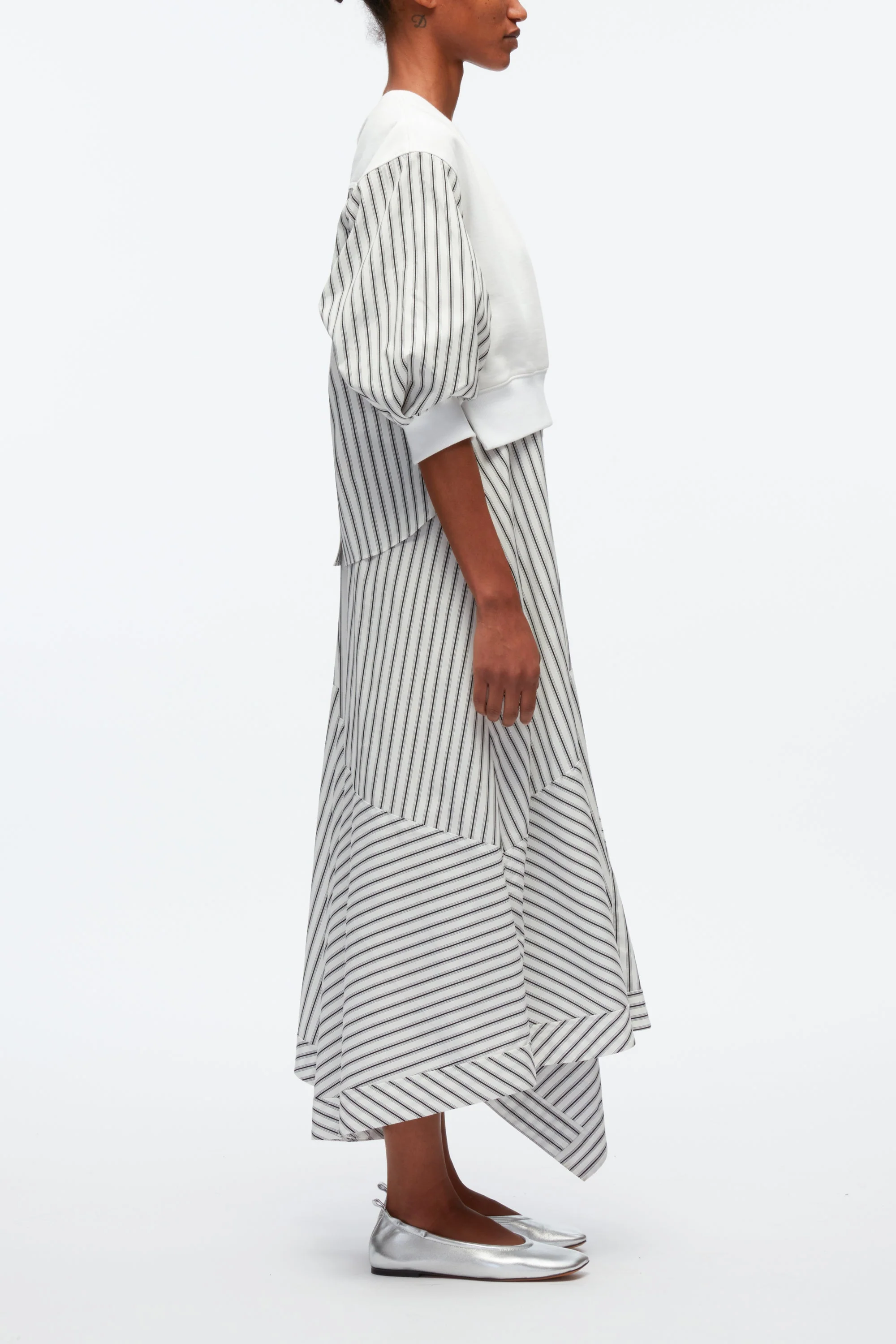 Teardrop Sleeve Sweatshirt Dress - Image 8