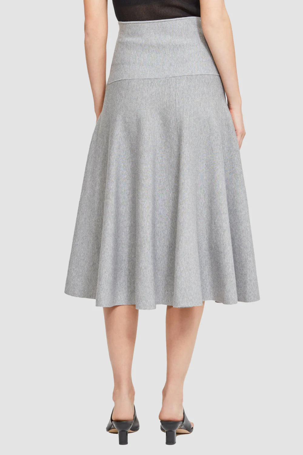 Tech Milano Flare Skirt with Side Plackets - Image 10