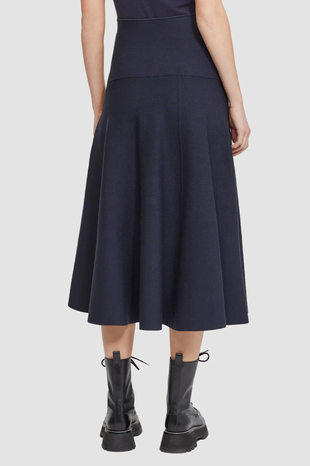 Tech Milano Flare Skirt with Side Plackets - Image 5