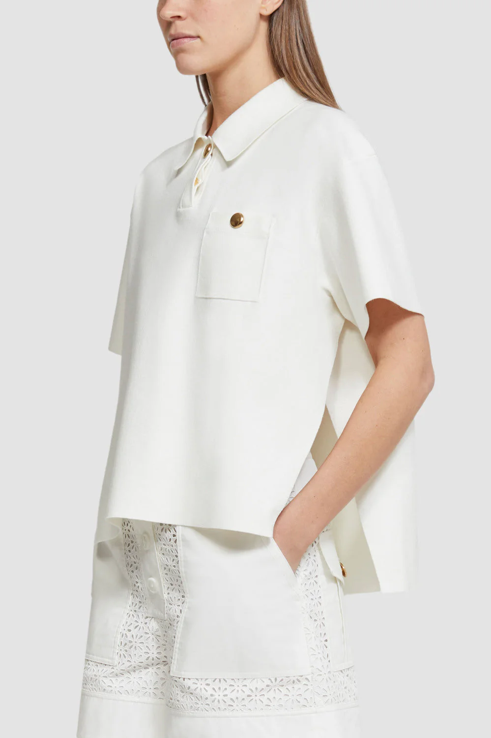 Tech Milano Short Sleeve Polo Top - Image 3