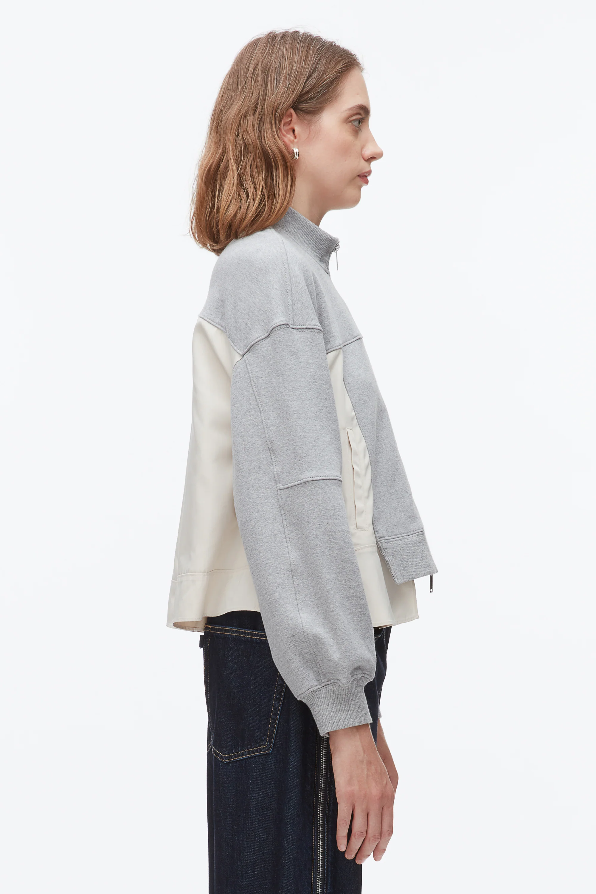 Terry Hybrid Zip Up - Image 4