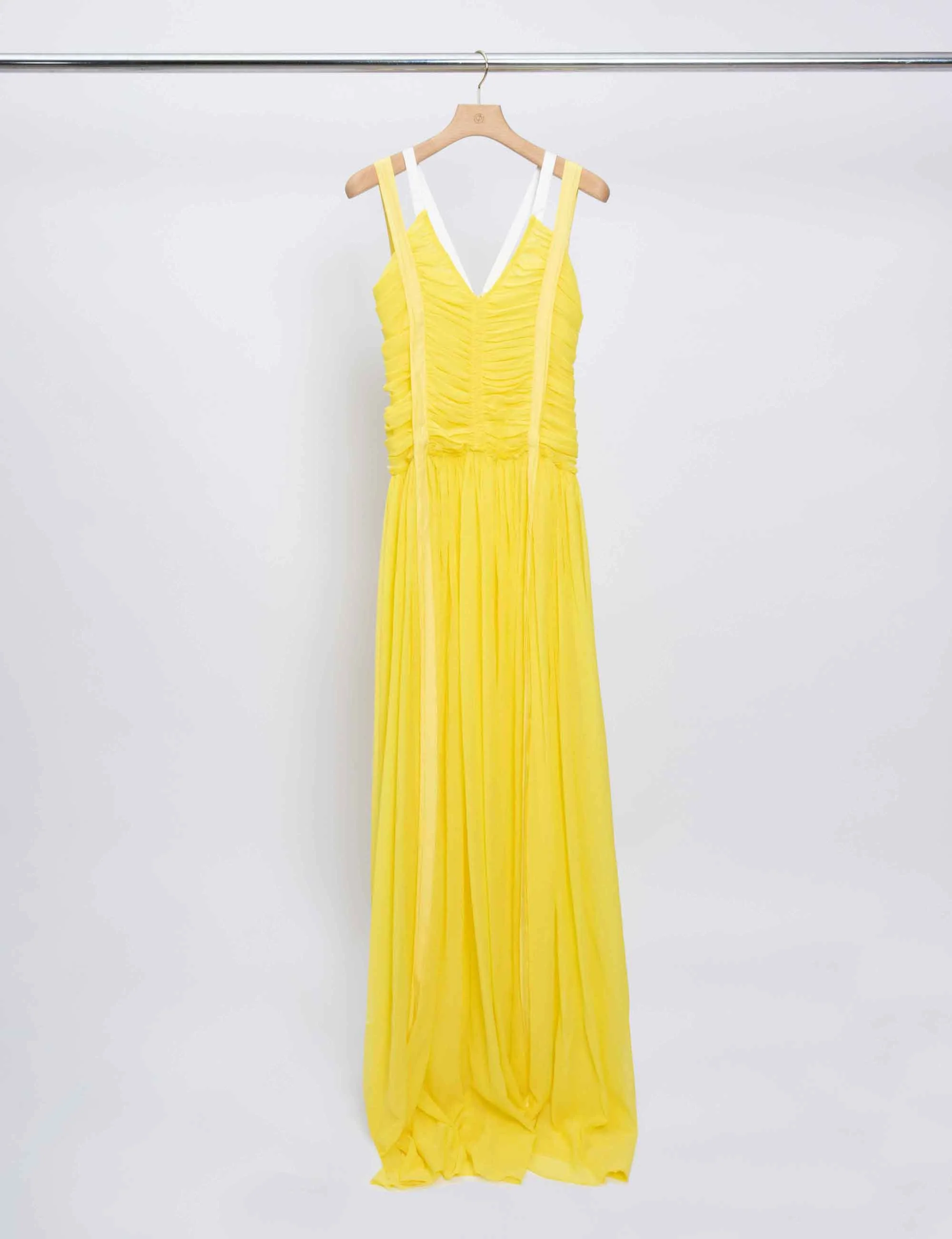 Ruched Chiffon Gown - Image 2